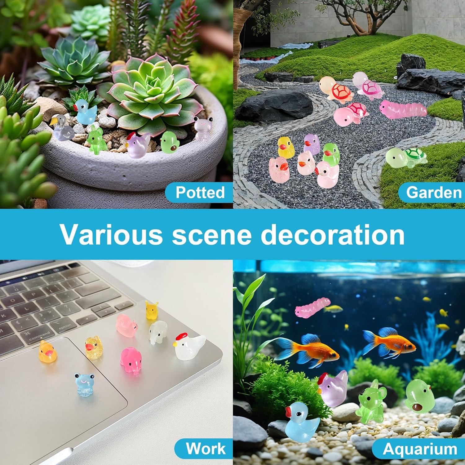 Figuras Mini Animales de Resina Kleeblatt - 120 Piezas