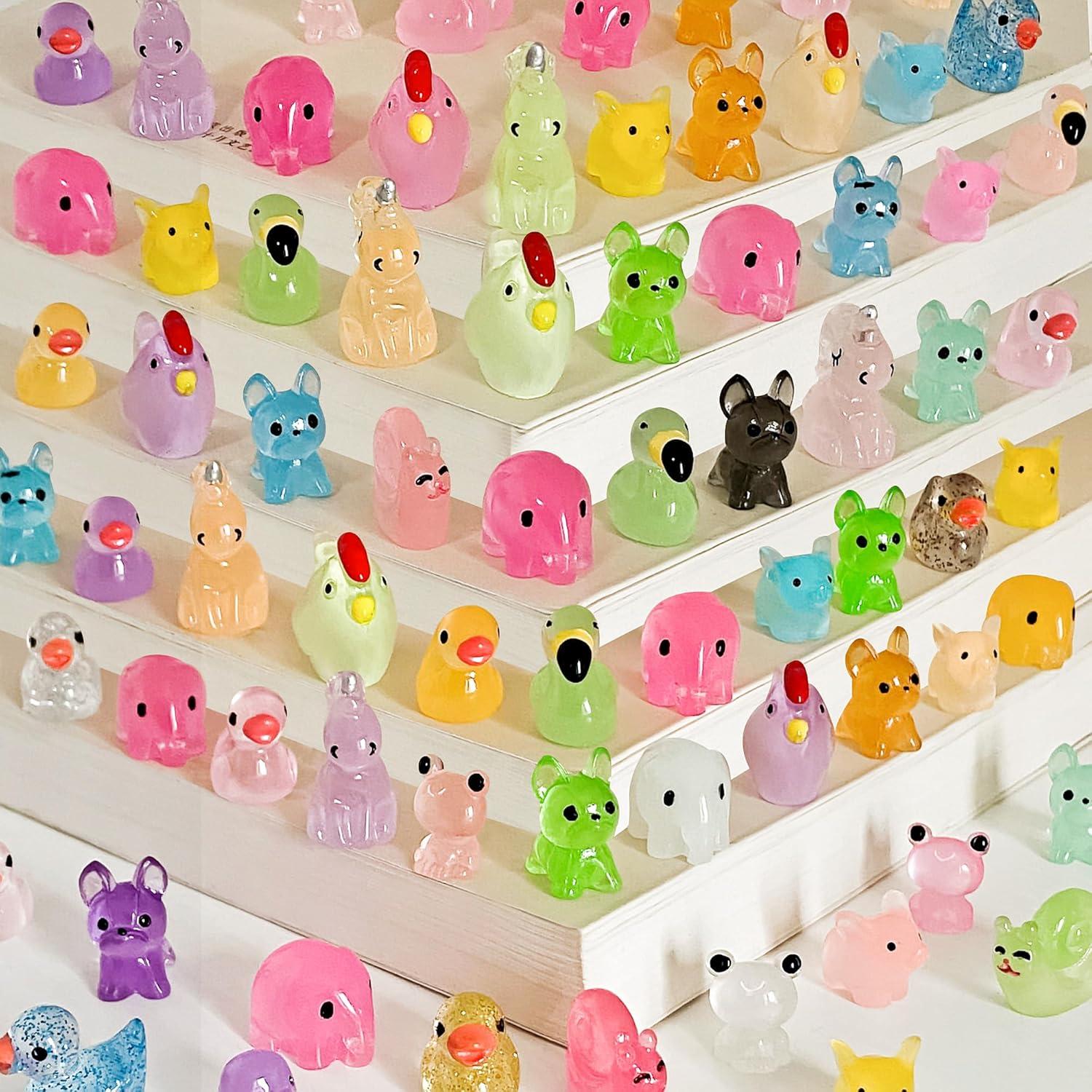 Figuras Mini Animales de Resina Kleeblatt - 120 Piezas