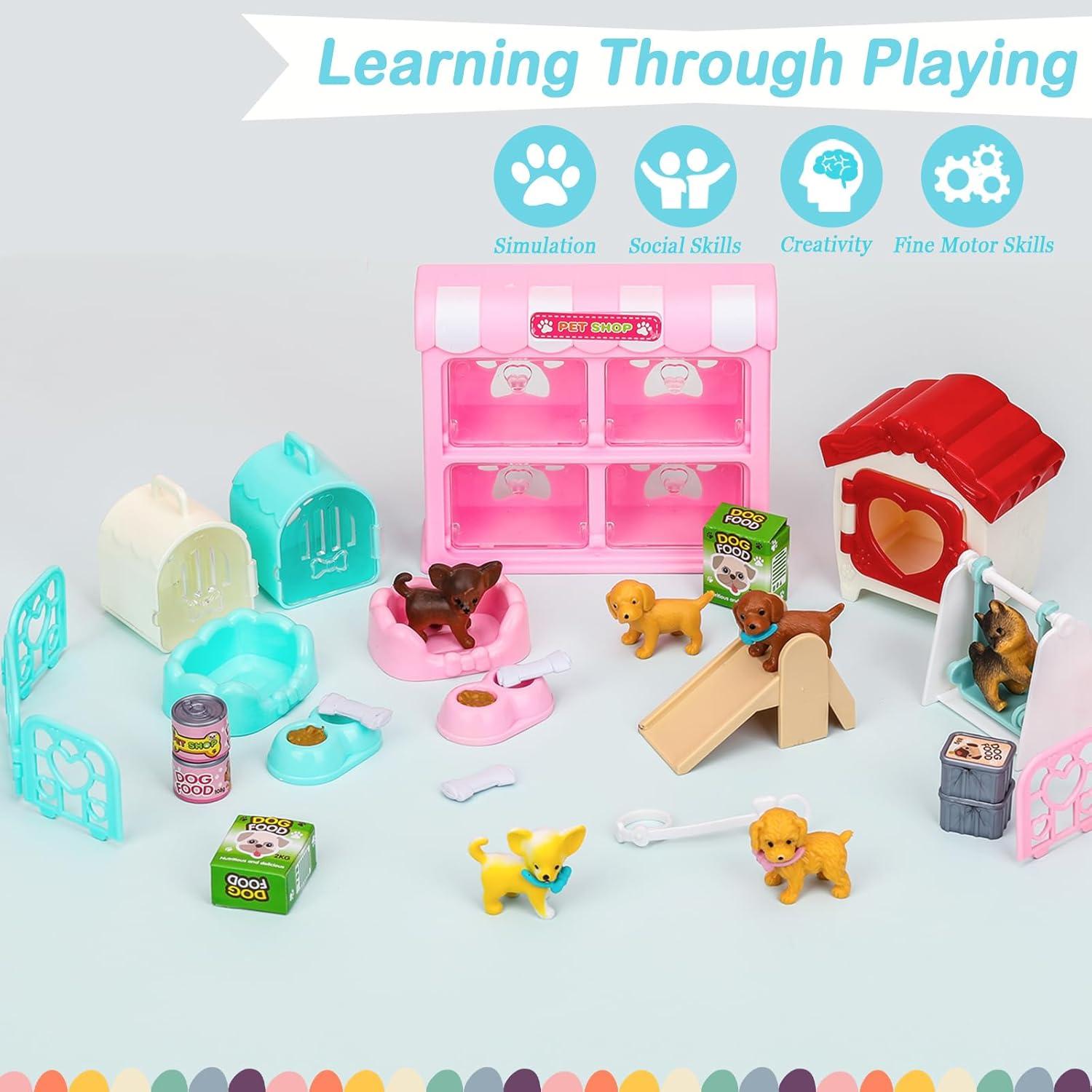 Set de Juego de Rol de Mascotas Sweetace - 32 Piezas para Niños