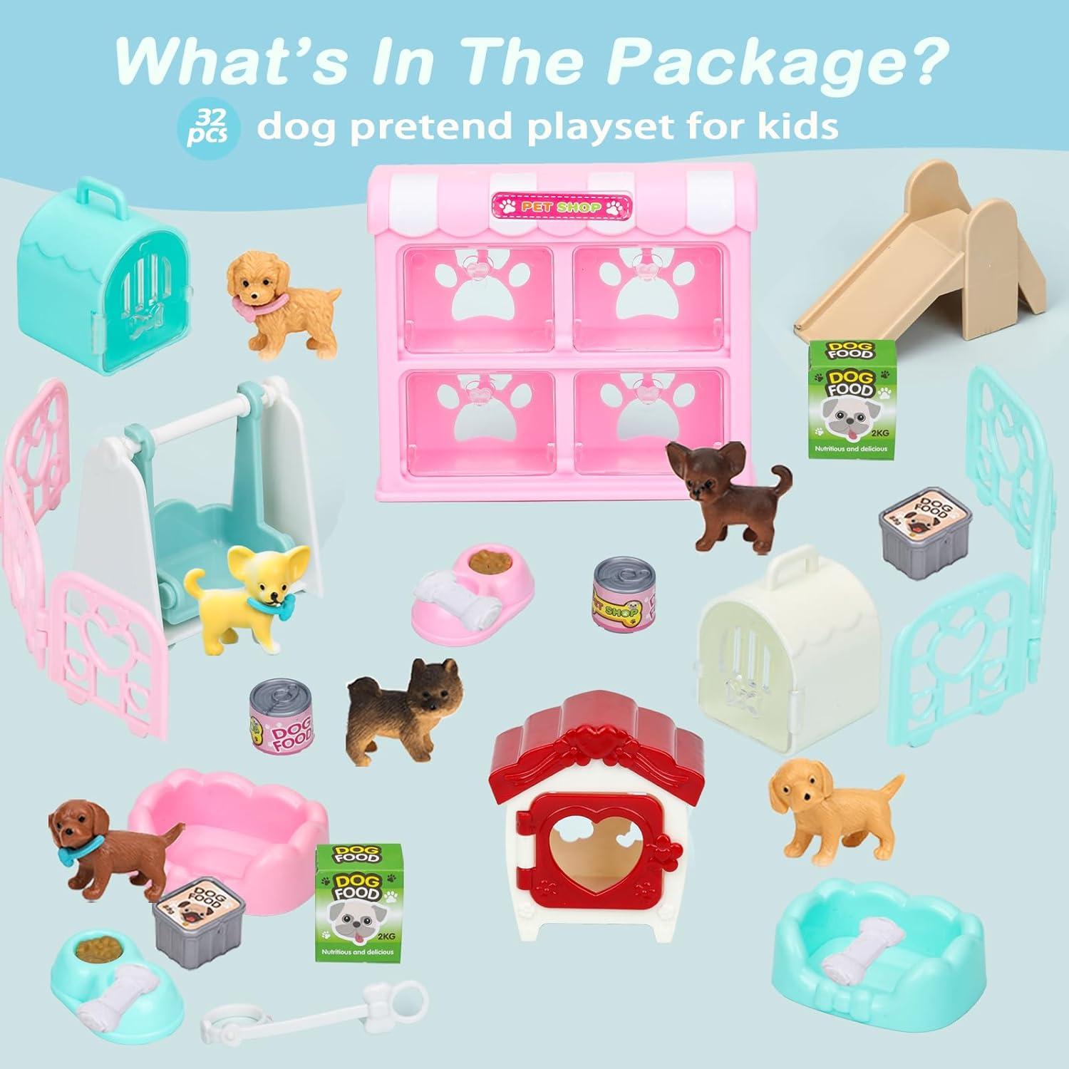 Set de Juego de Rol de Mascotas Sweetace - 32 Piezas para Niños