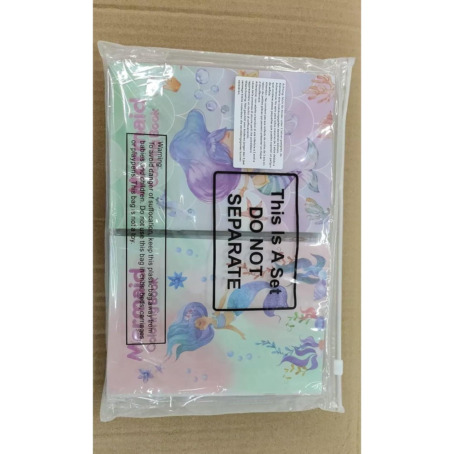 Libros de Colorear Faccito 24 Pcs Mini Animales Sirena