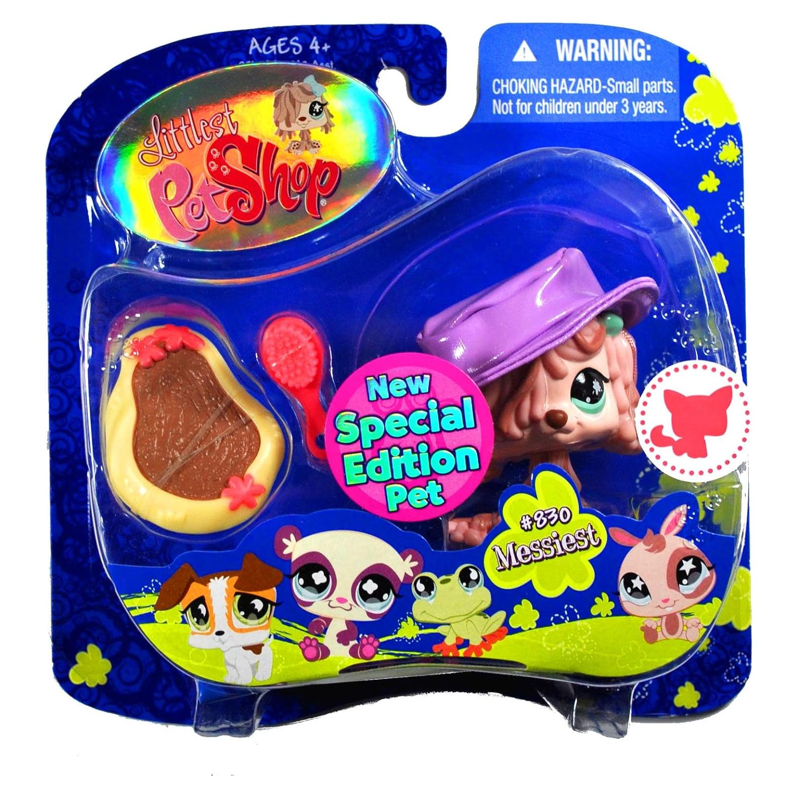 Littlest Pet Shop Perro Sucio #830 con Almohadilla de Barro