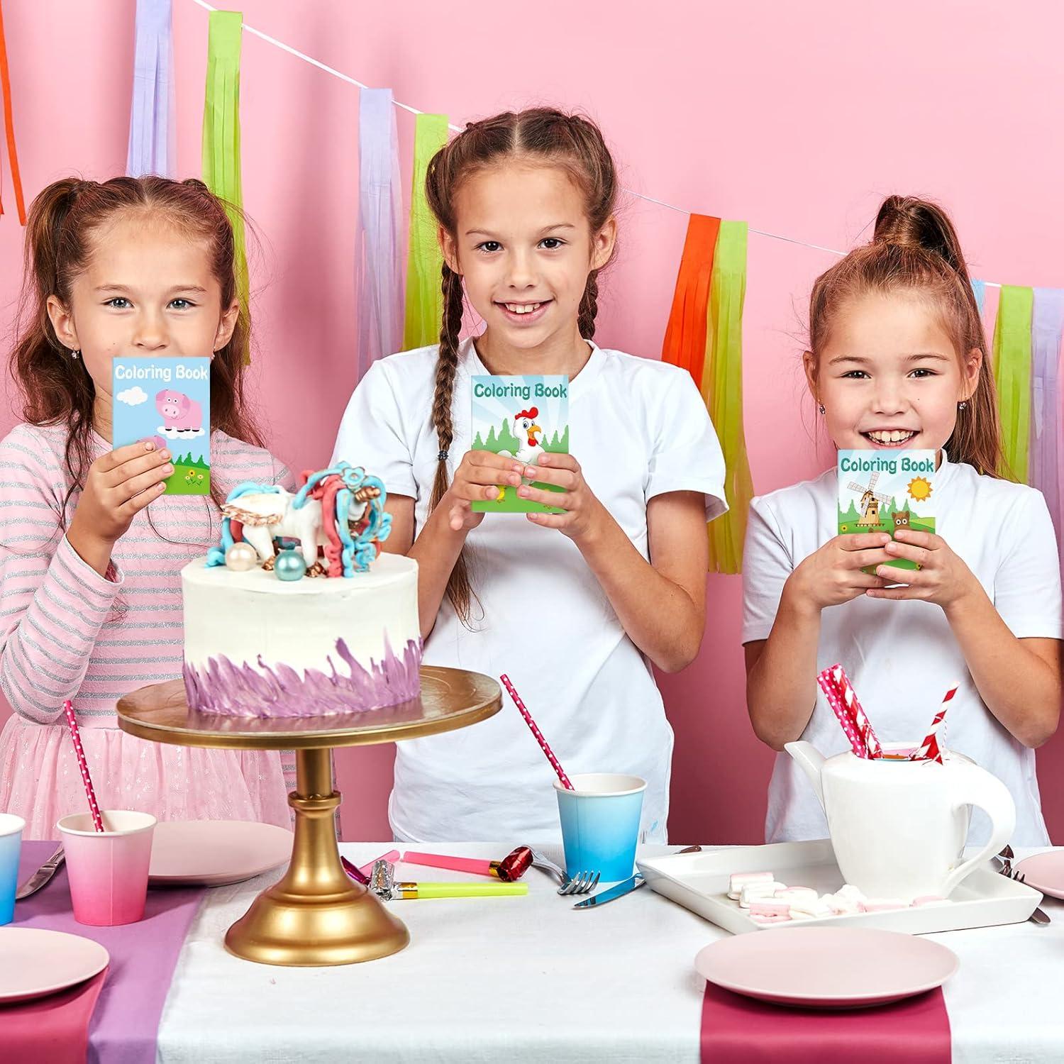 Libros de Colorear Faccito 24 Pcs Animales de Granja