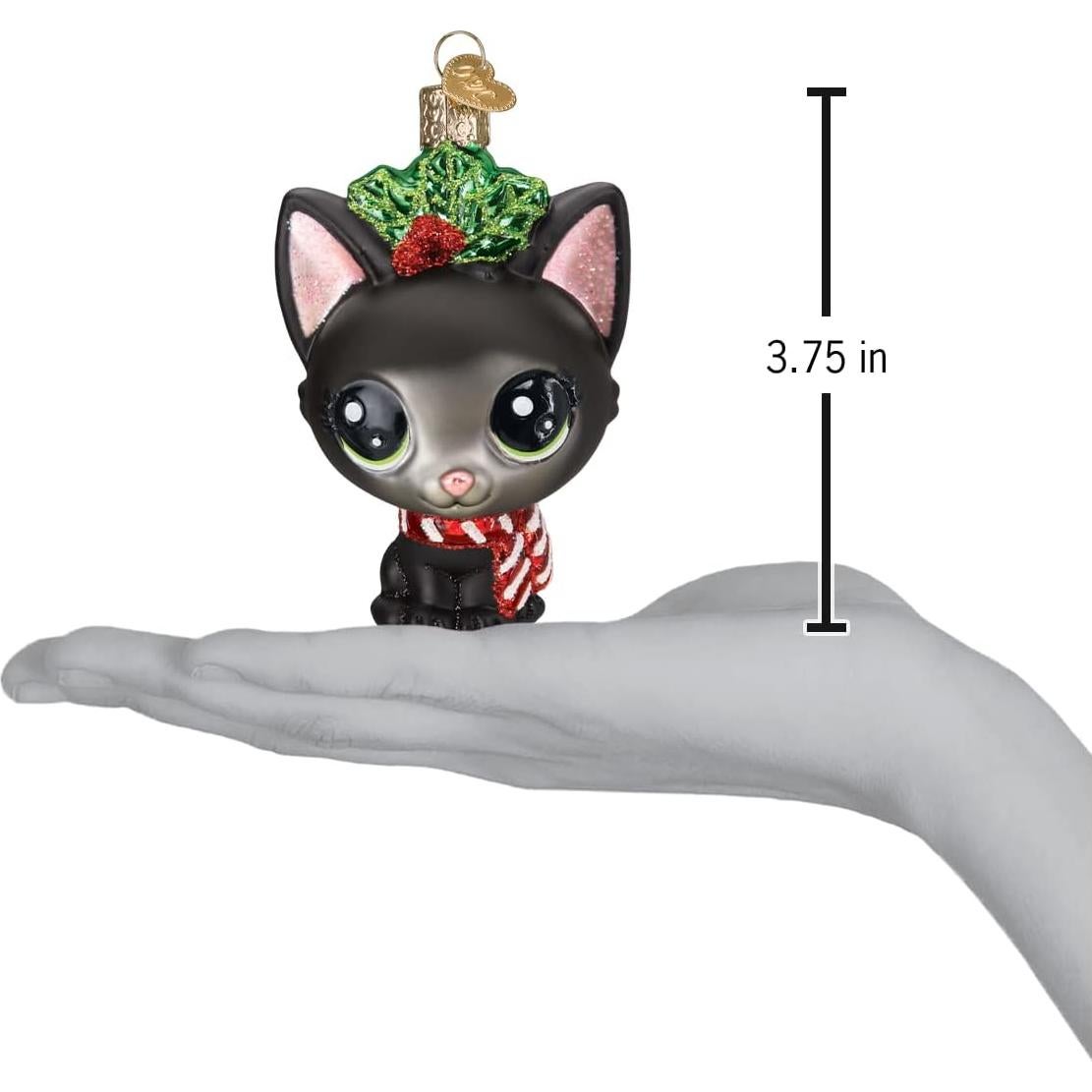 Adorno de Vidrio Soplado Jade Old World Christmas 10.8 cm