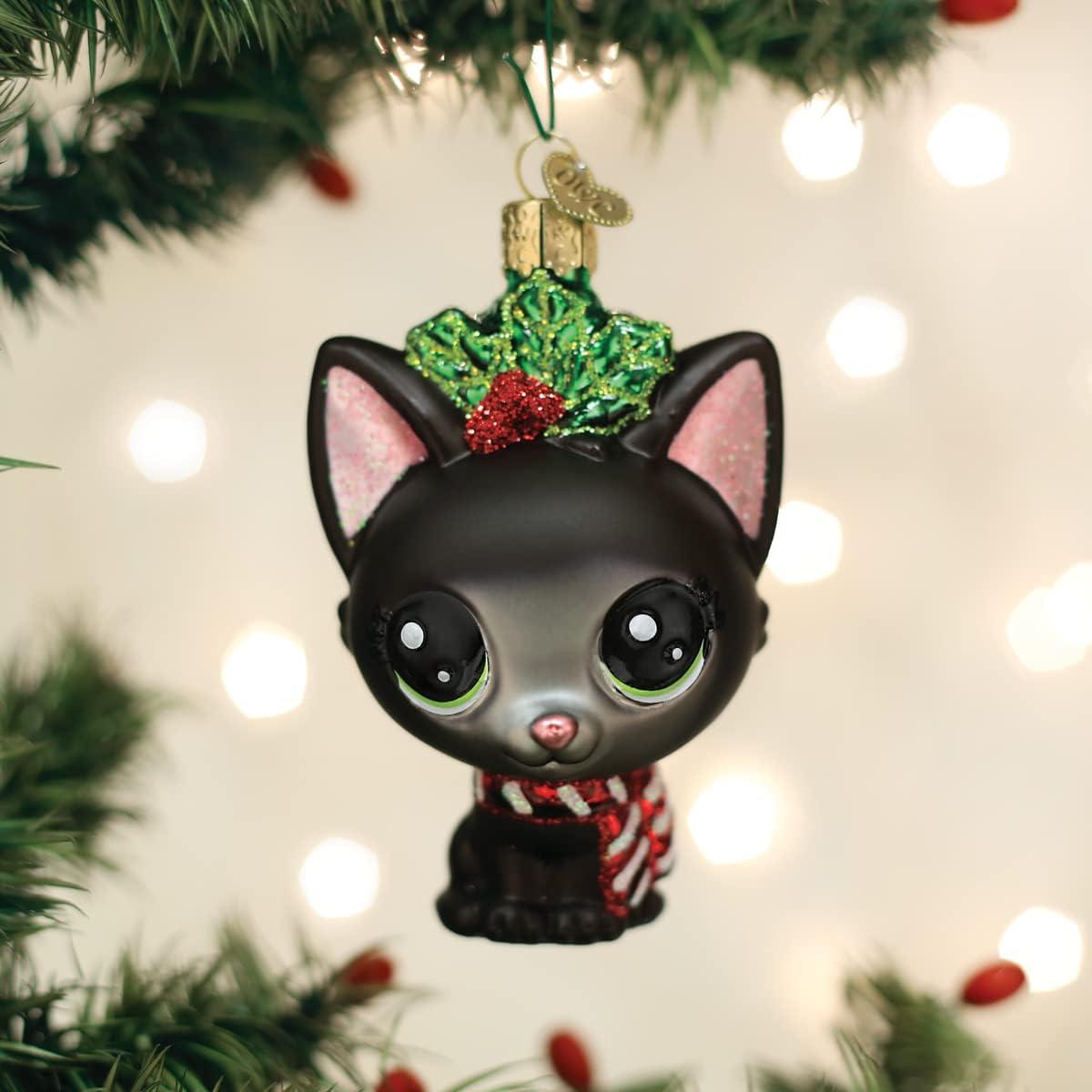 Adorno de Vidrio Soplado Jade Old World Christmas 10.8 cm