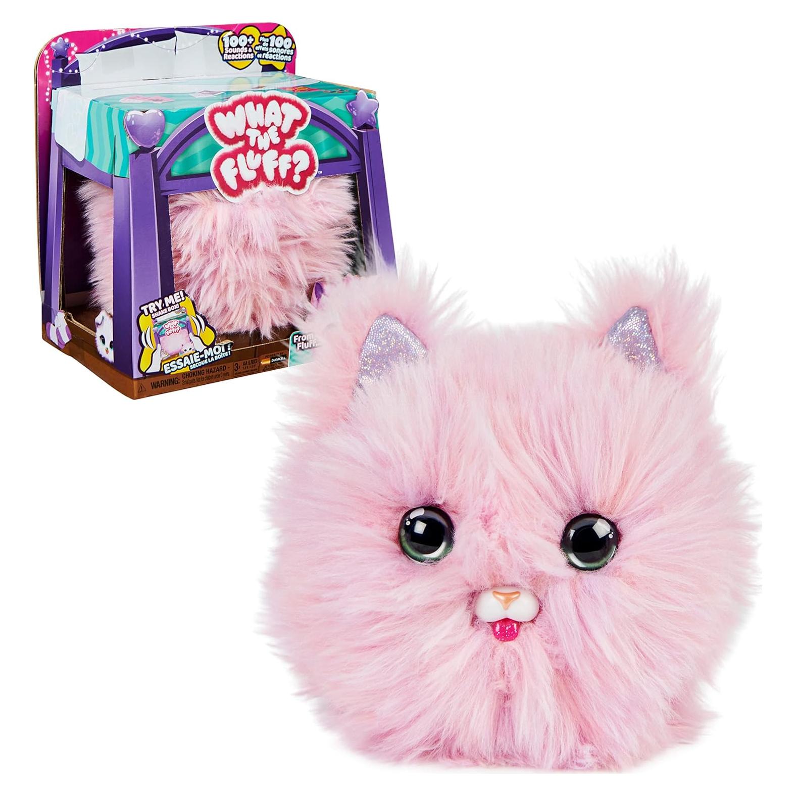 Juguete Interactivo Purr 'n Fluff Rosa - Spin Master 20.3 cm