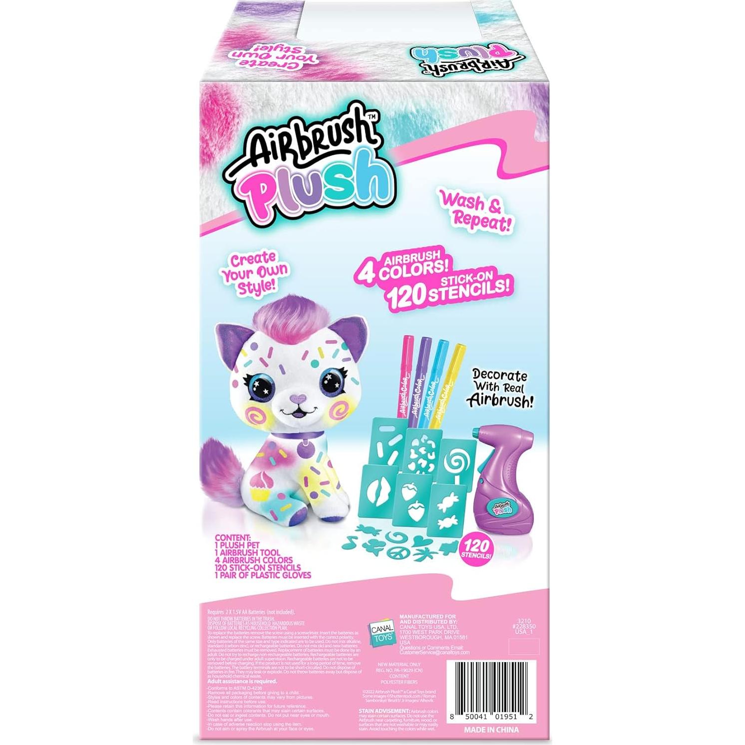 Peluche Aerógrafo Gatito Canal Toys Grande Multicolor