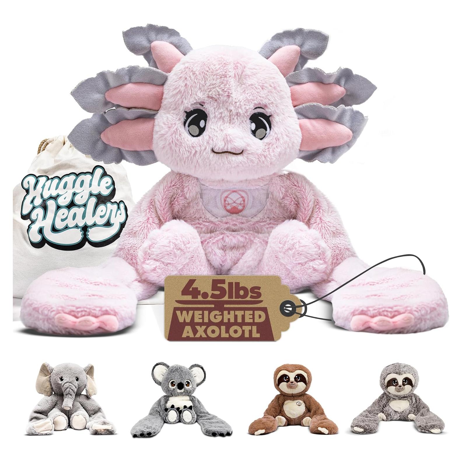 Huggle Healers Ula Axolotl 101.6 cm 2.04 kg Peluche Rosa