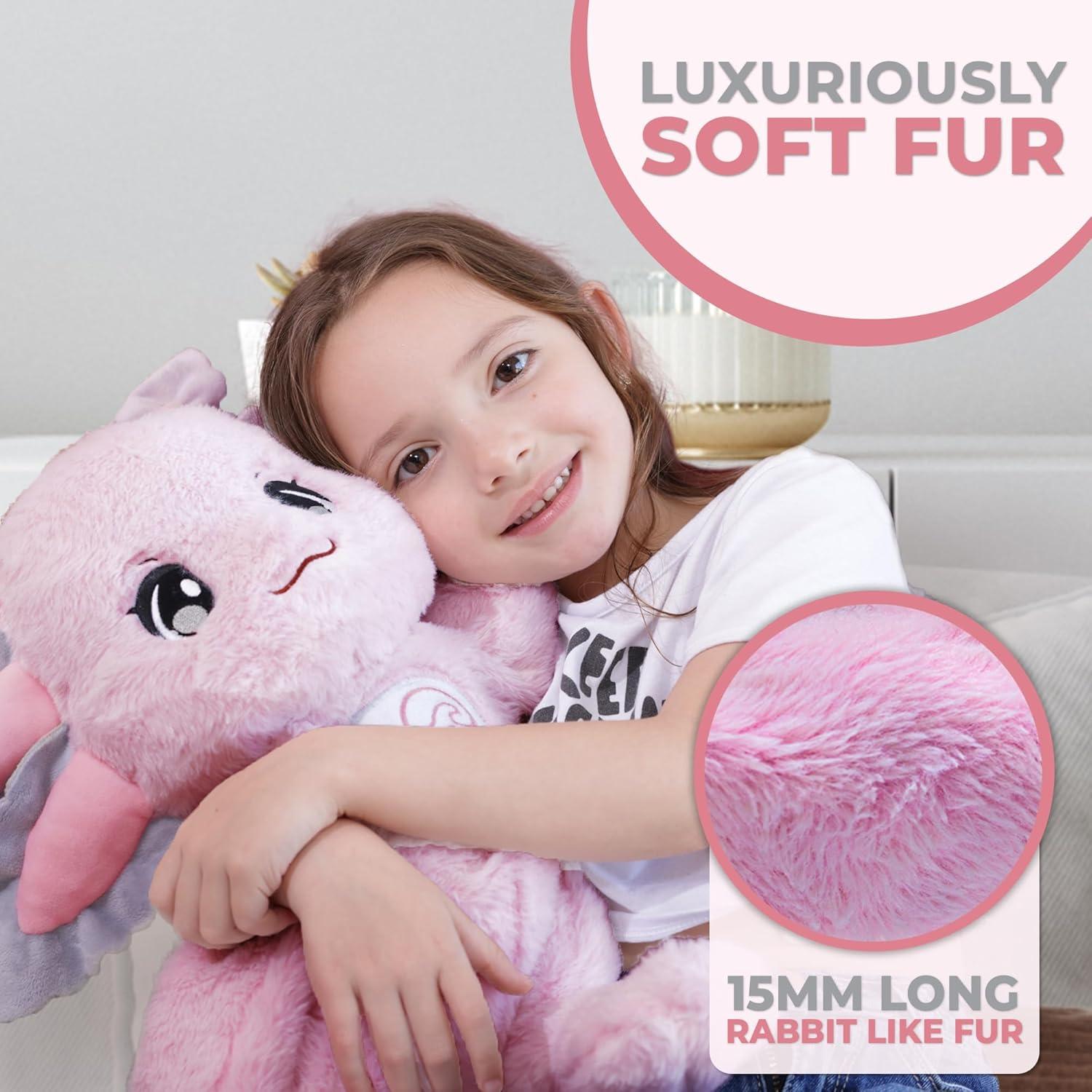 Huggle Healers Ula Axolotl 101.6 cm 2.04 kg Peluche Rosa