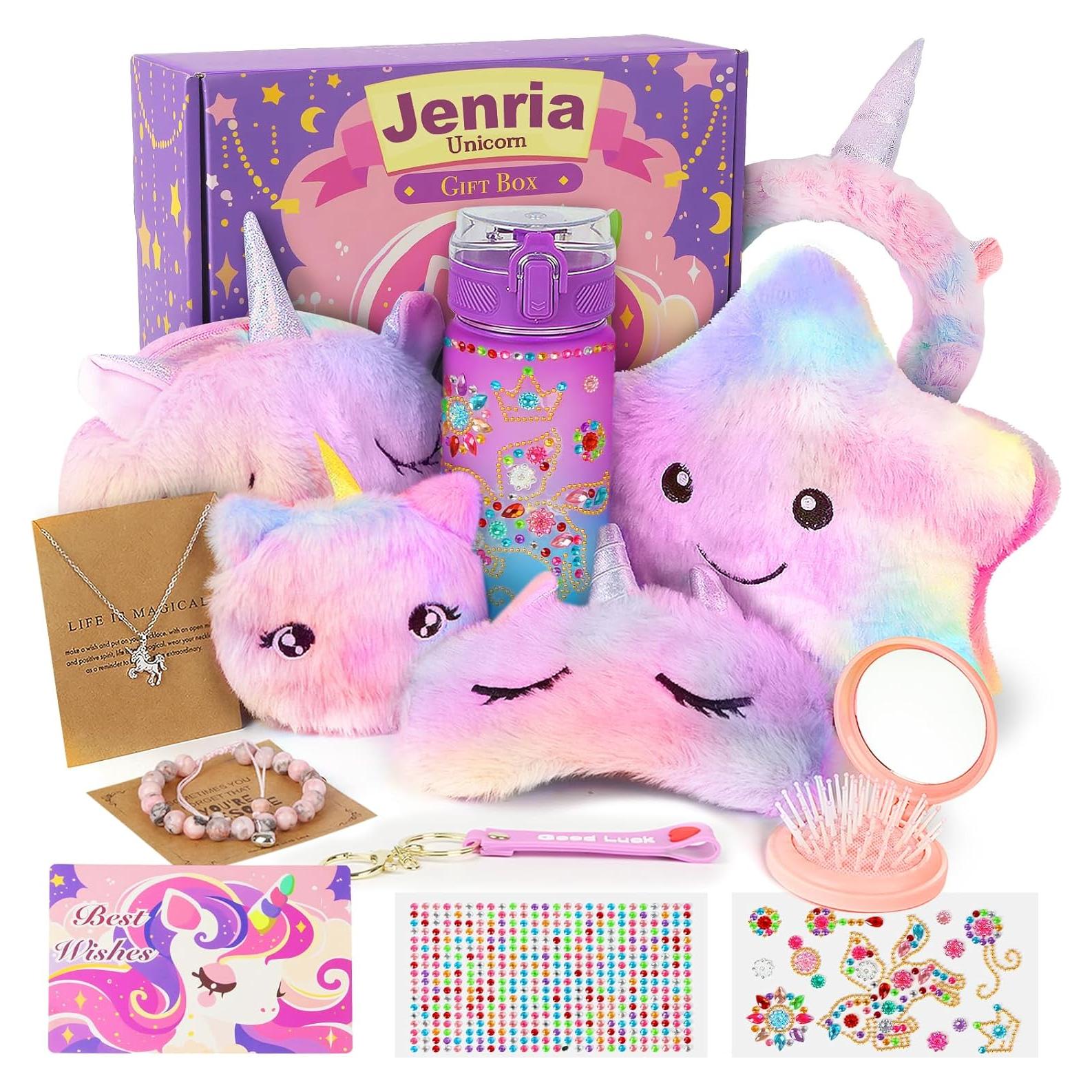 Conjunto de Regalo de Unicornio Jenria para Niñas 3-10 Años