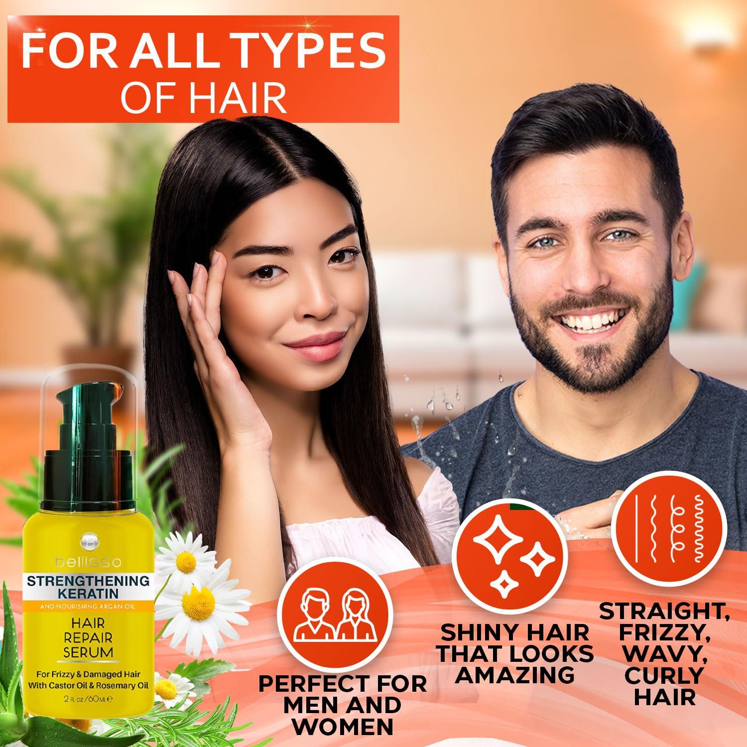 Suero de Cabello Bellisso - Queratina Anti Frizz 150ml