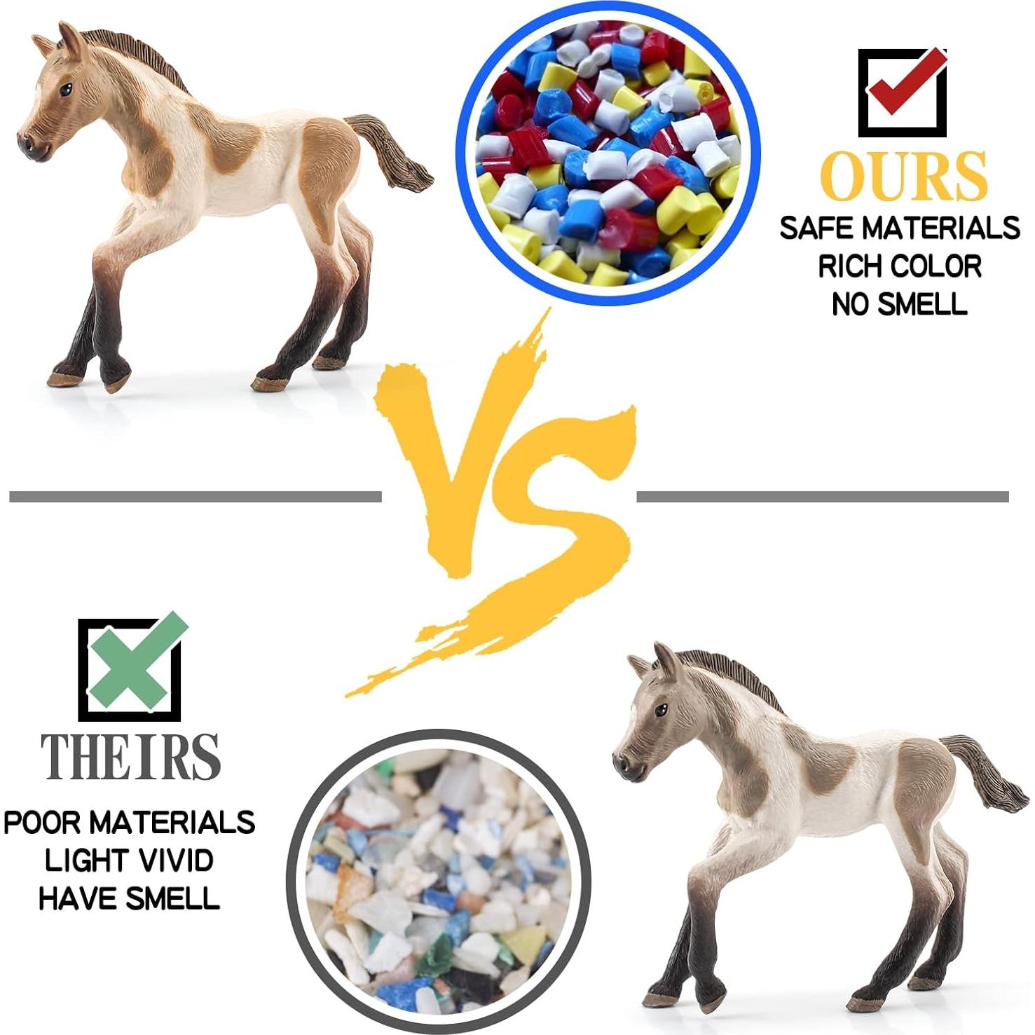 Figuras de Animales de Granja LC JoyCre 6PCS Realistas