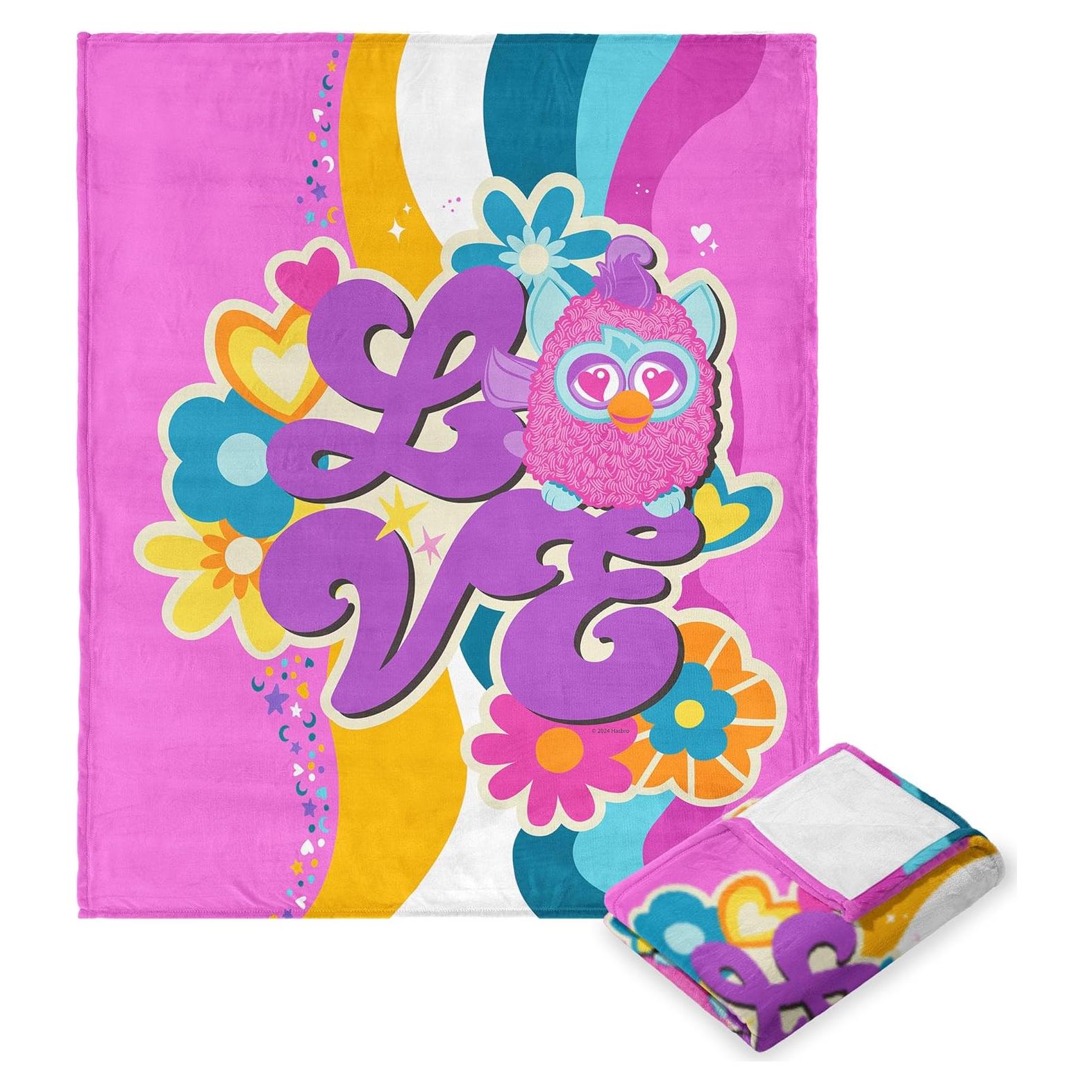 Manta de Toque de Seda Northwest Funky Furby 127x101.6 cm