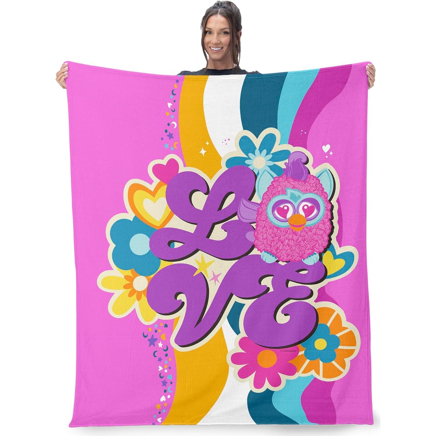 Manta de Toque de Seda Northwest Funky Furby 127x101.6 cm