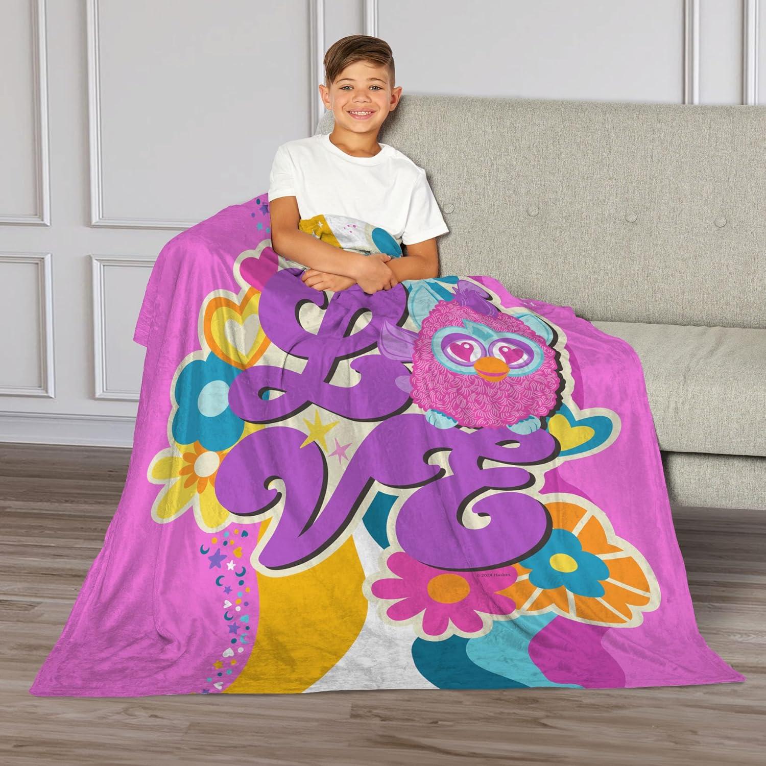 Manta de Toque de Seda Northwest Funky Furby 127x101.6 cm