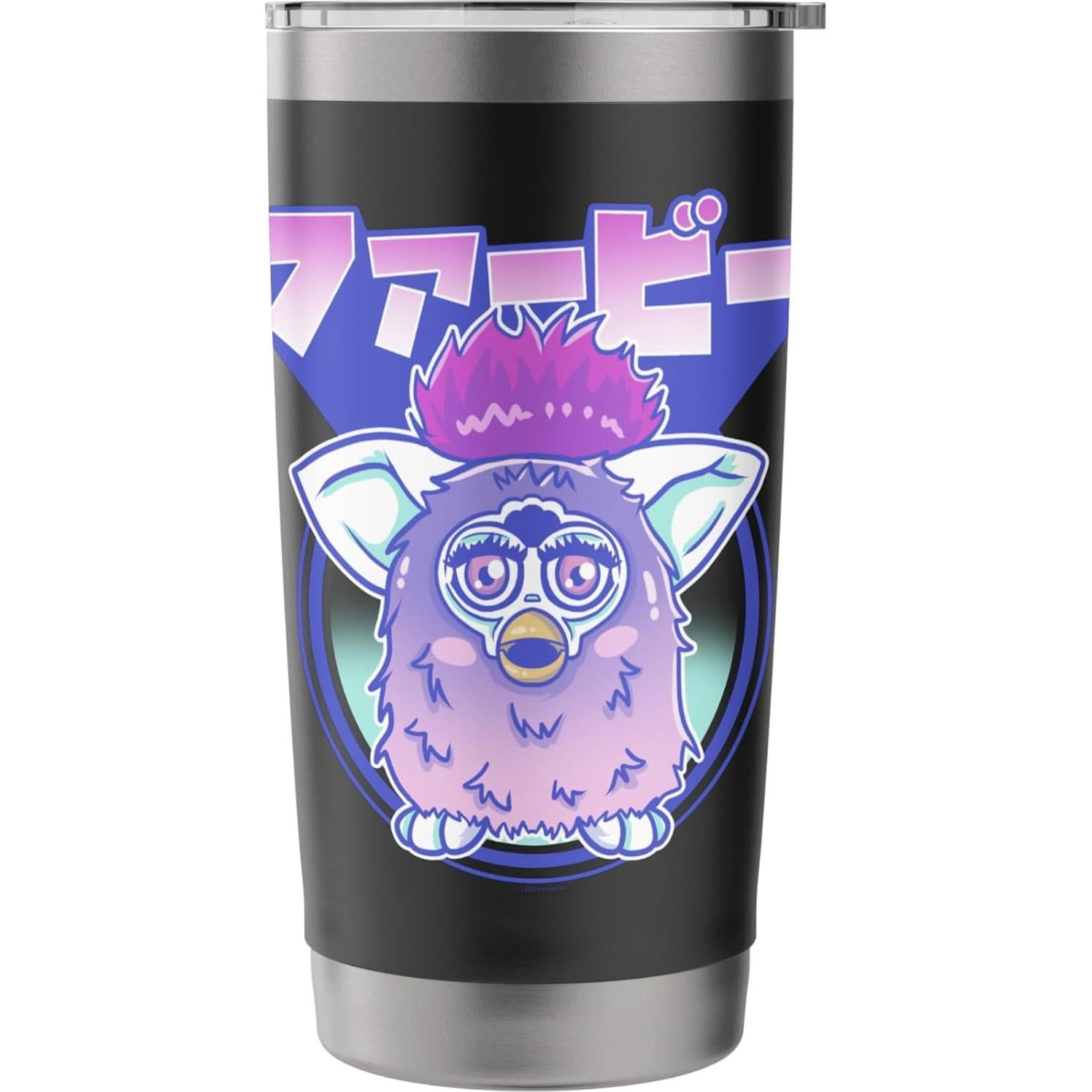Vaso Térmico Furby 20 oz Acero Inoxidable Aislado Negro