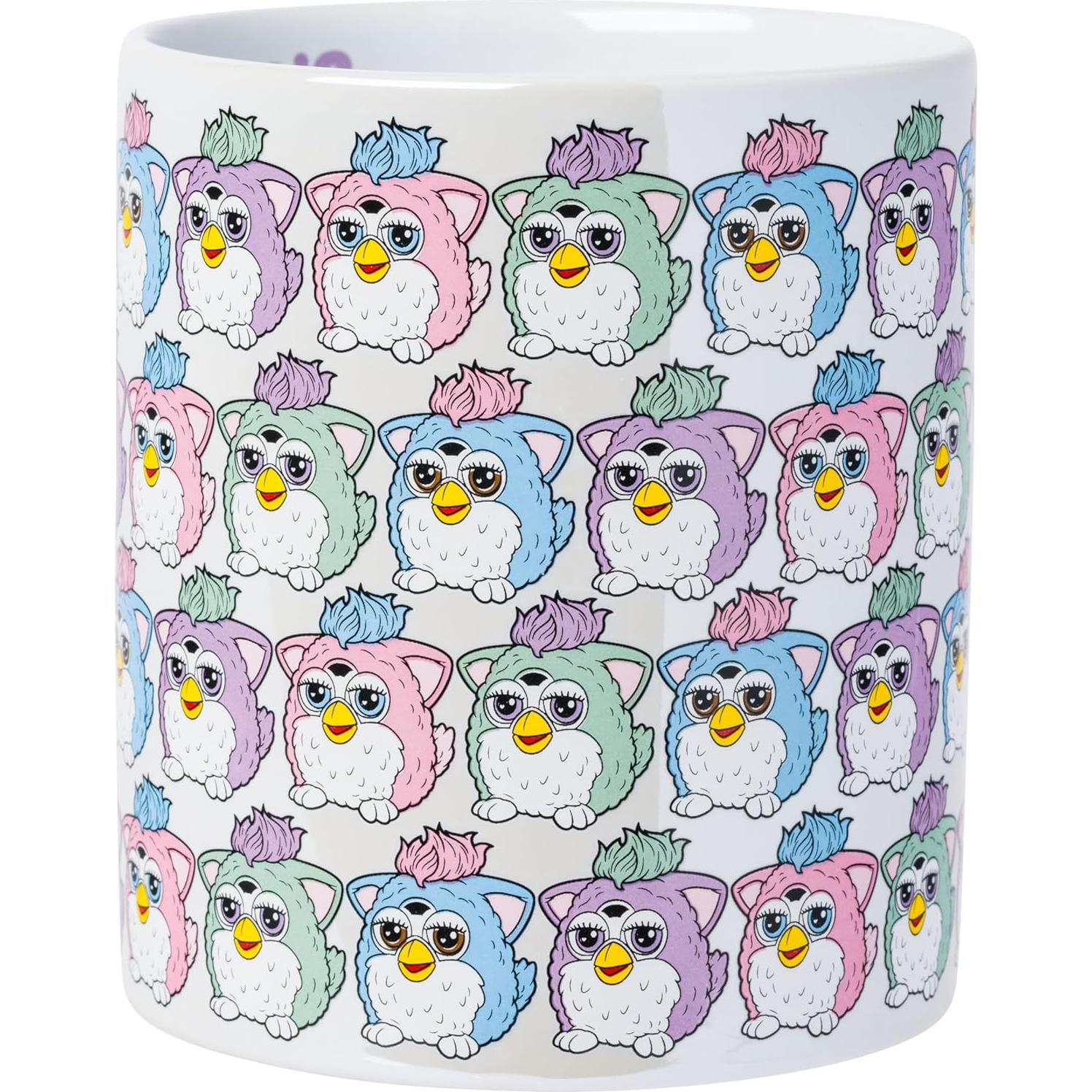 Taza Cerámica Pearlescent Furby Silver Buffalo 591ml