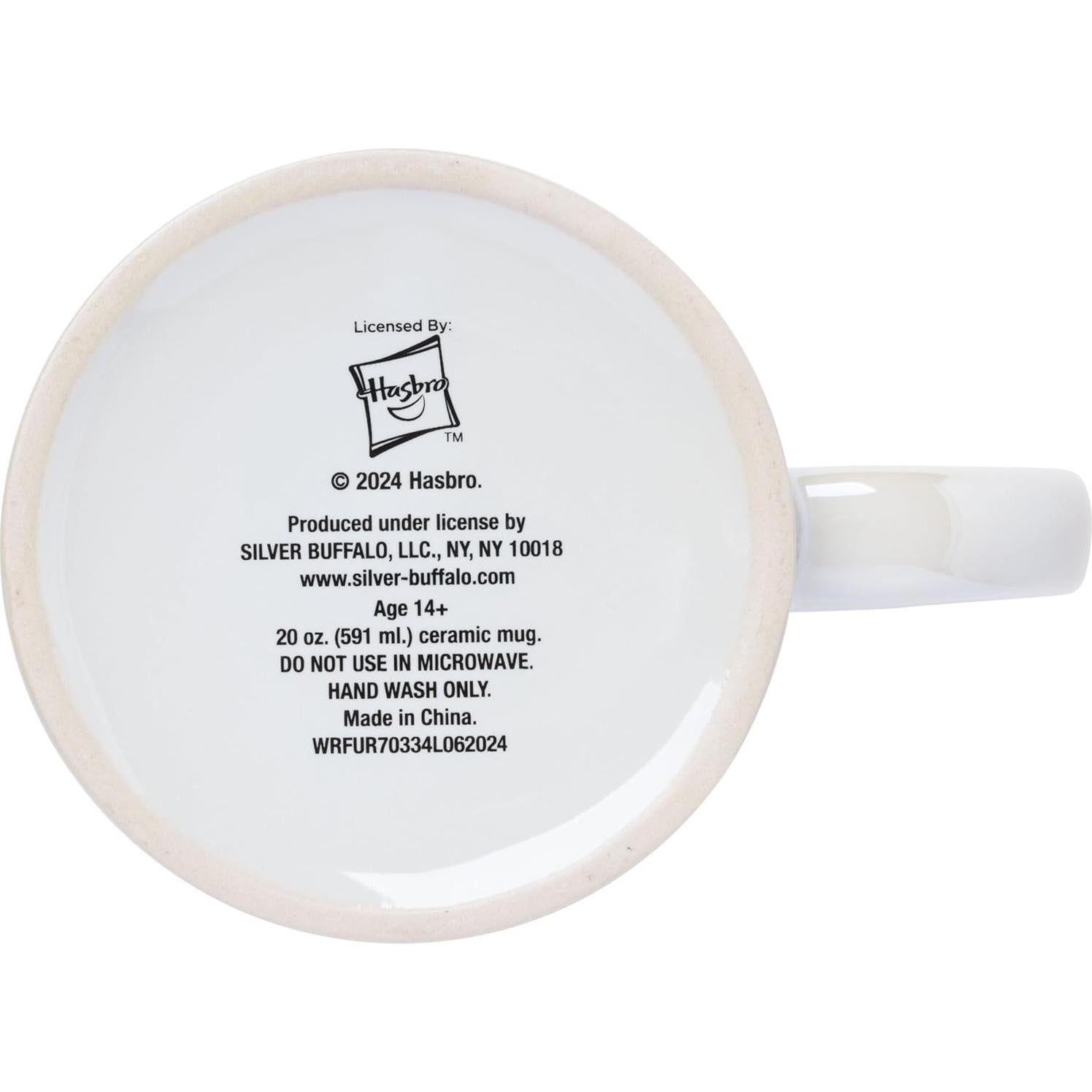 Taza Cerámica Pearlescent Furby Silver Buffalo 591ml