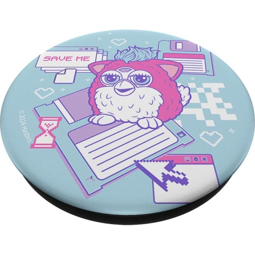 PopSockets PopGrip Estándar Negro - Accesorio Furby Oficial