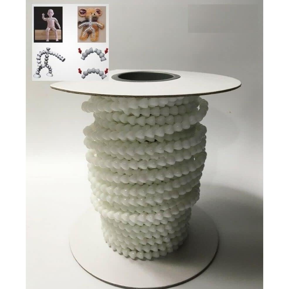 Articulación Modular Flexible Jeton 3 Pies 0.48 cm para Juguetes