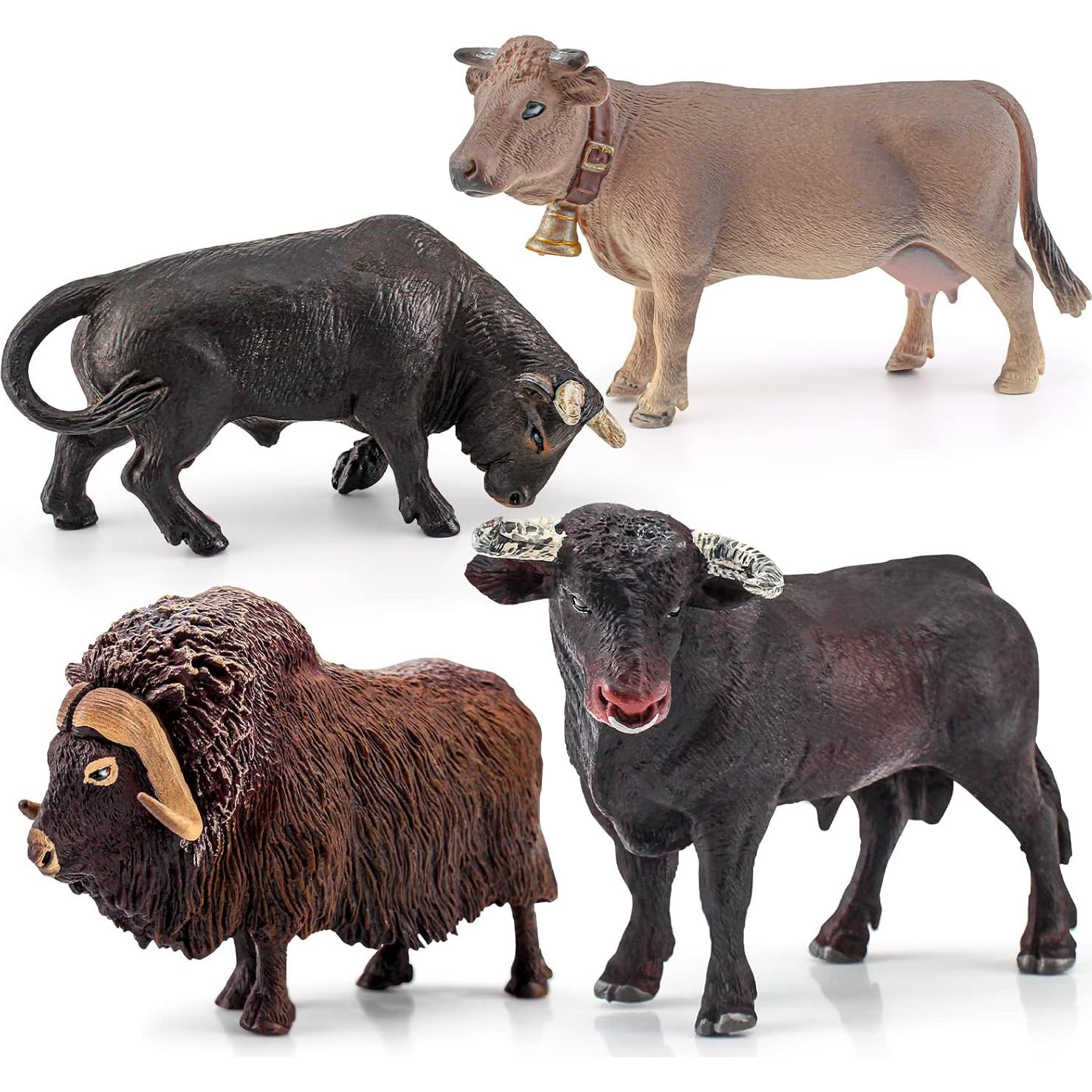 Figuras de Animales de Granja LC JoyCre 4PCS Realistas
