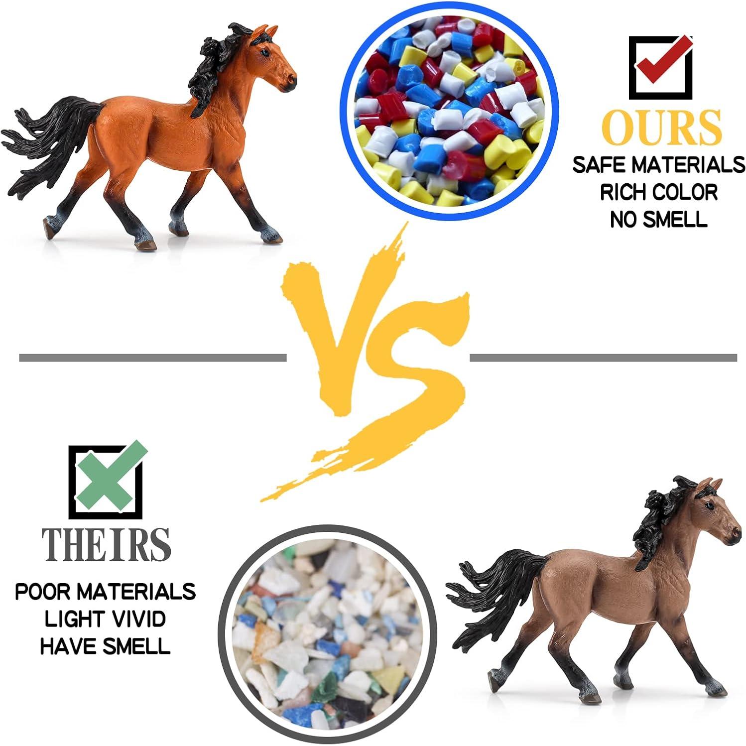 Conjunto de Animales de Granja 8PCS LC JoyCre Juguetes