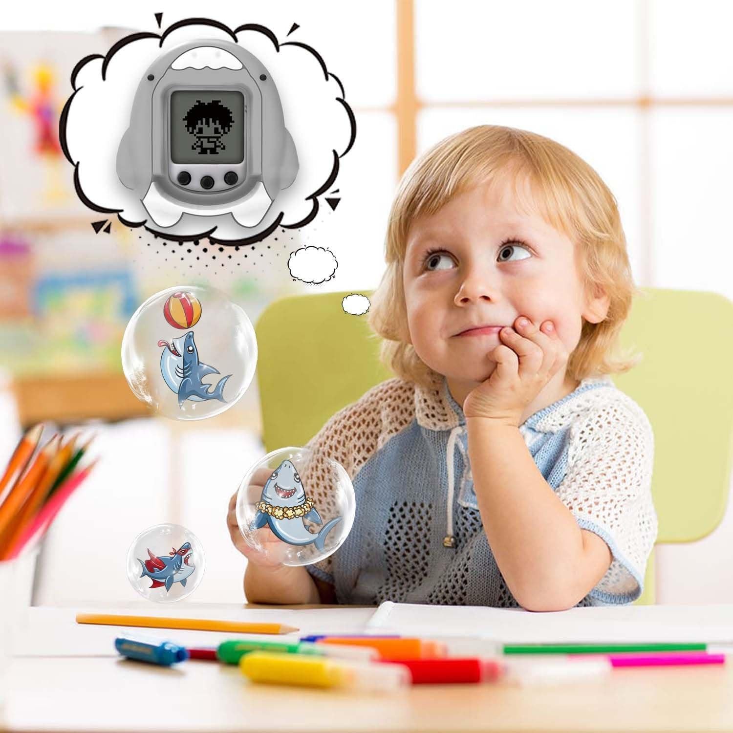 Funda de Silicona Verde para Tamagotchi Nano - Tiburón FIOPAZ