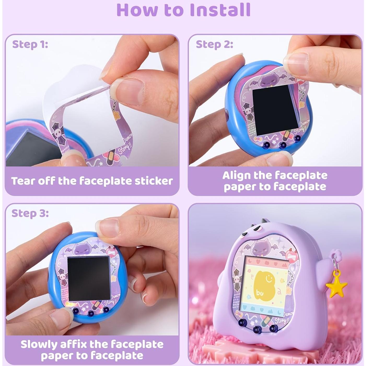 Funda de Silicona BUBBLELOGUS para Tamagotchi Uni - Diablo Pequeño