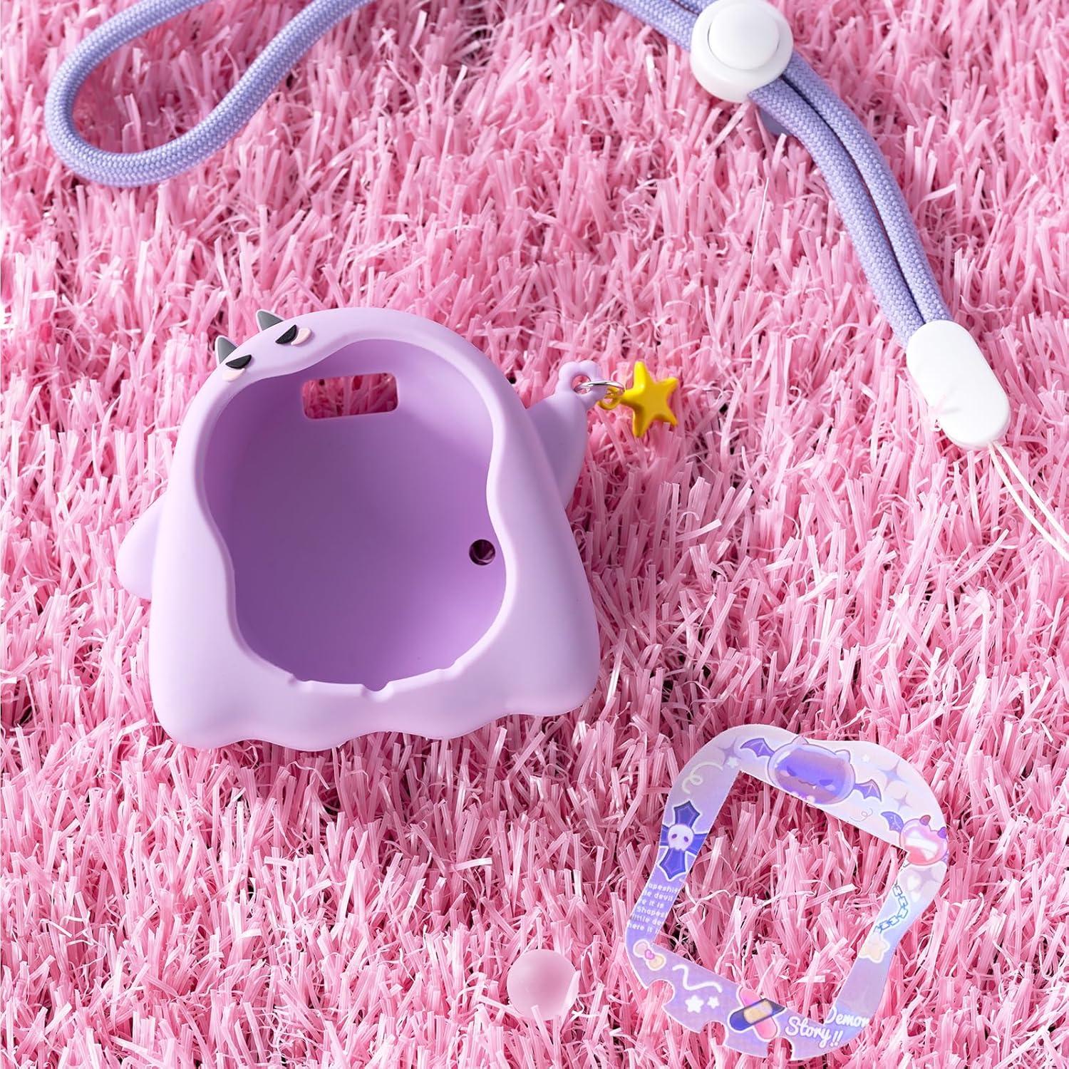 Funda de Silicona BUBBLELOGUS para Tamagotchi Uni - Diablo Pequeño
