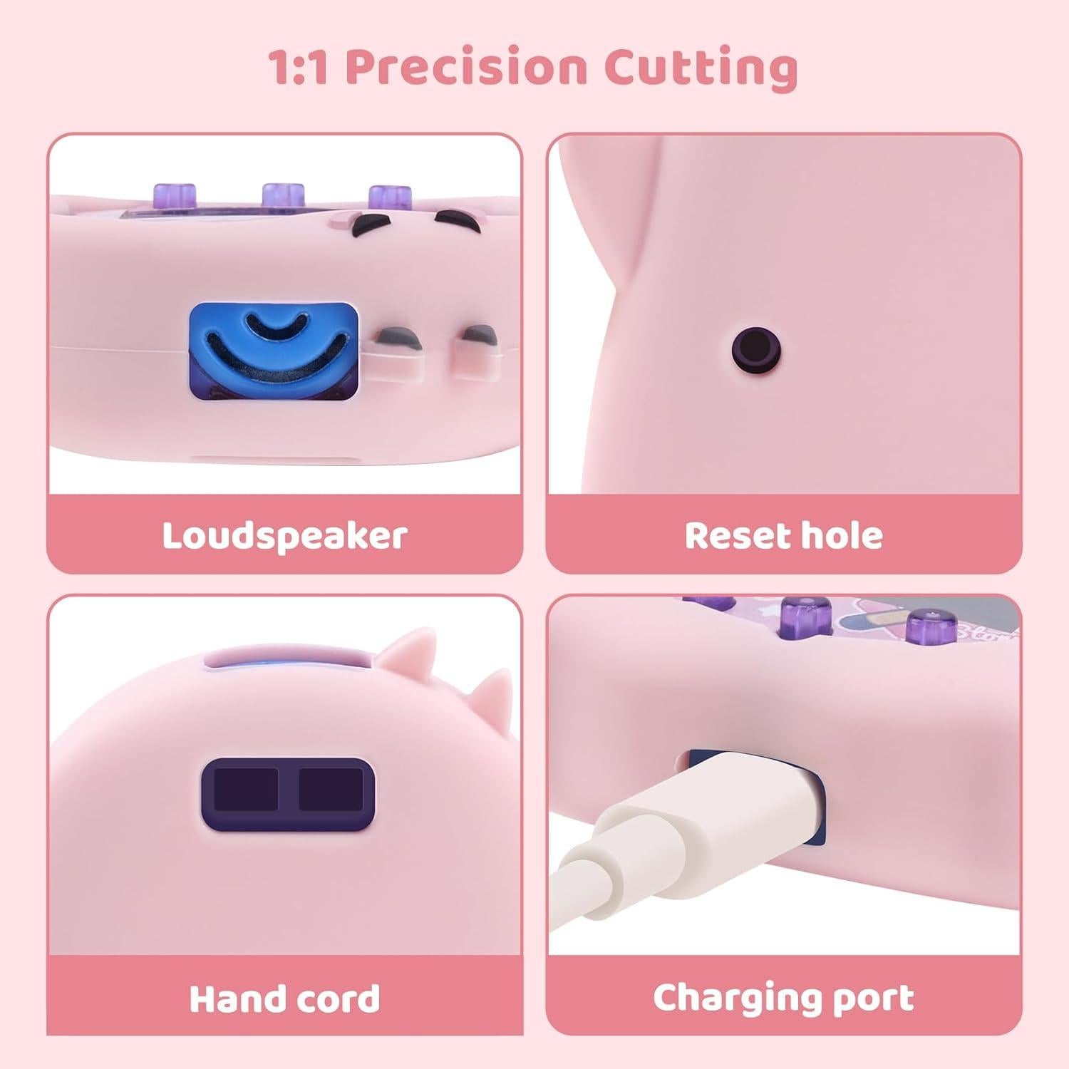 Funda de Silicona BUBBLELOGUS para Tamagotchi Uni - Rosa