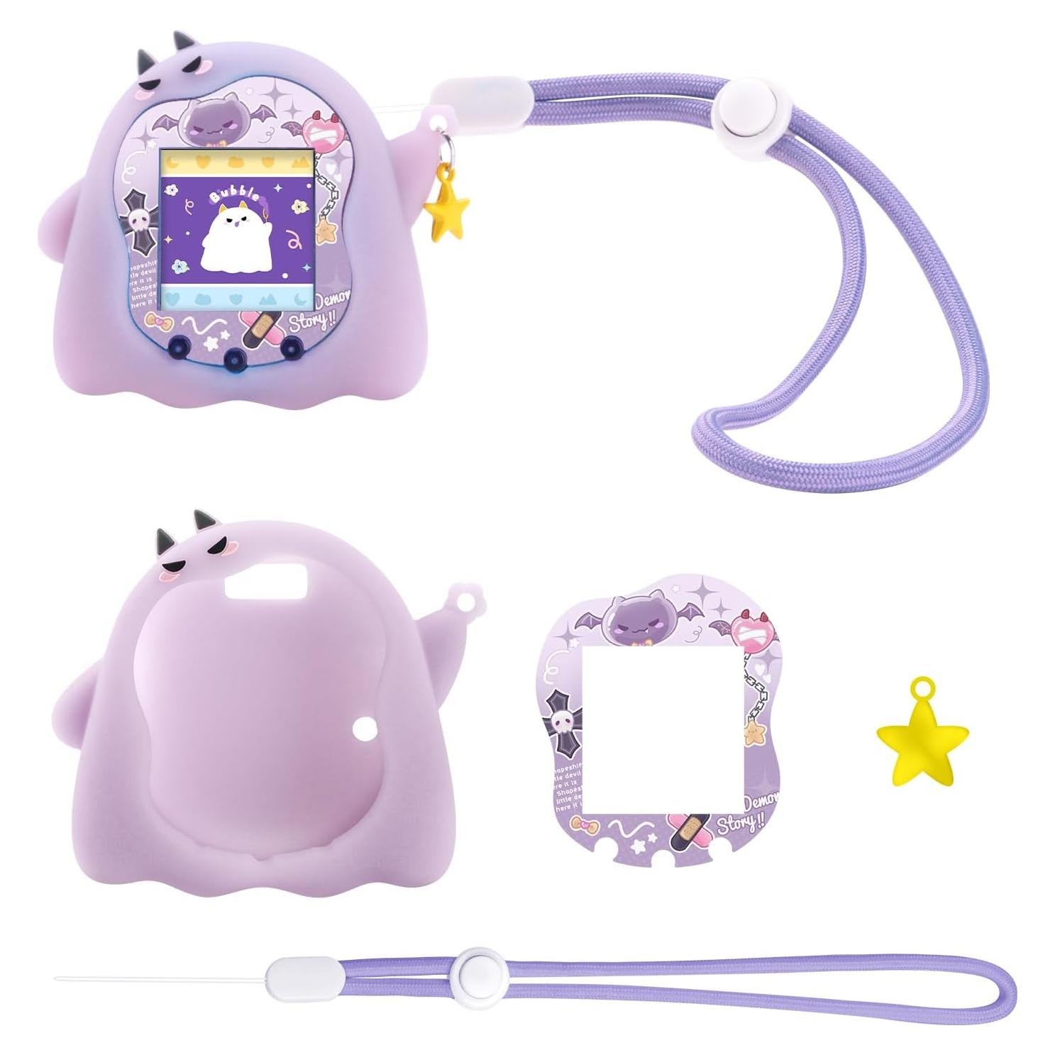 Funda de Silicona Luminosa BUBBLELOGUS para Tamagotchi Uni
