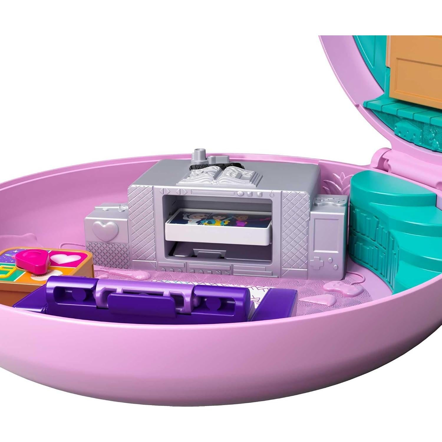 Juego Polly Pocket Fiesta de Pijamas Donut Mattel con 2 Muñecas