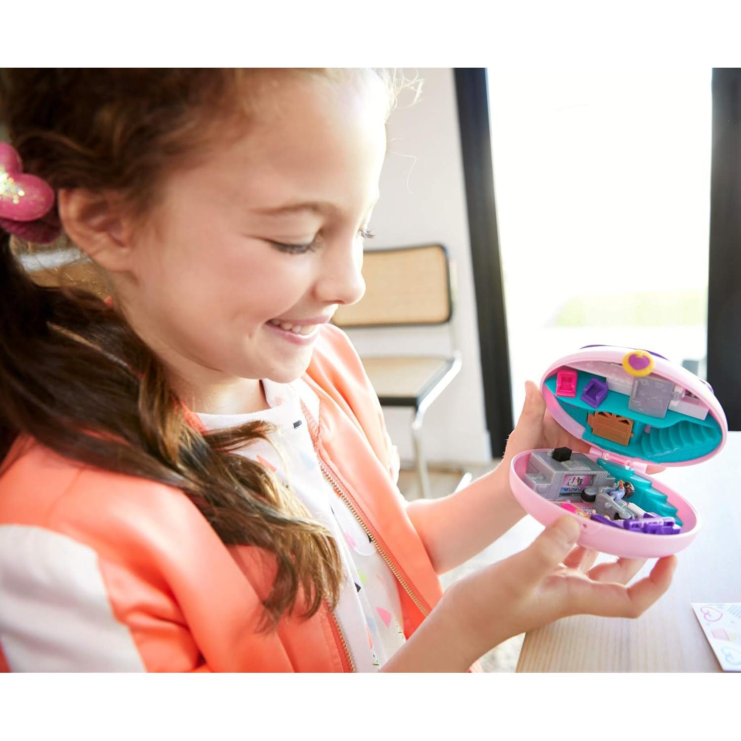 Juego Polly Pocket Fiesta de Pijamas Donut Mattel con 2 Muñecas