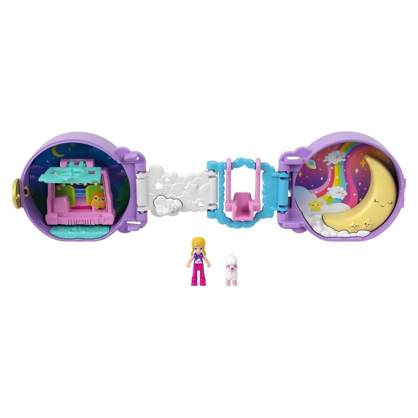 Fiesta de Pijamas Polly Pocket Mascotas Dormilonas Compacto