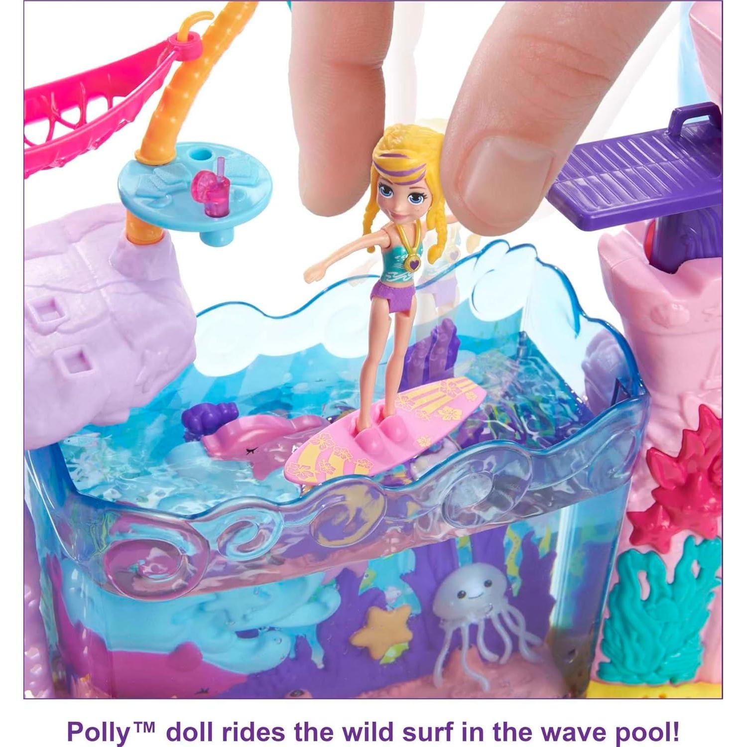 Juego de Aventura en el Mar Polly Pocket con Muñeca 7.62 cm