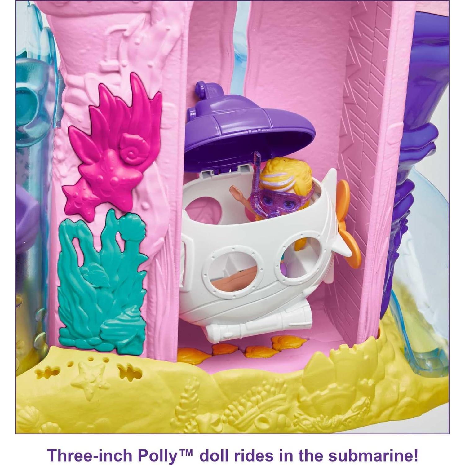 Juego de Aventura en el Mar Polly Pocket con Muñeca 7.62 cm