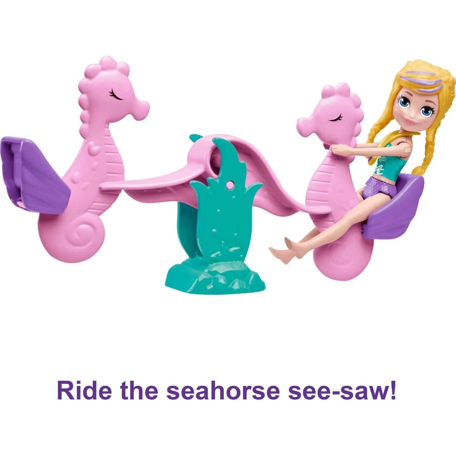 Juego de Aventura en el Mar Polly Pocket con Muñeca 7.62 cm