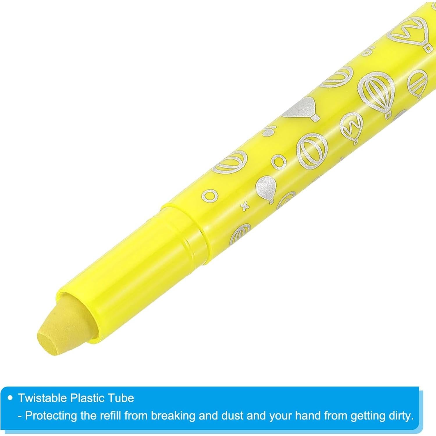 Crayones Acuarelables PATIKIL 6Pcs Amarillo Claro