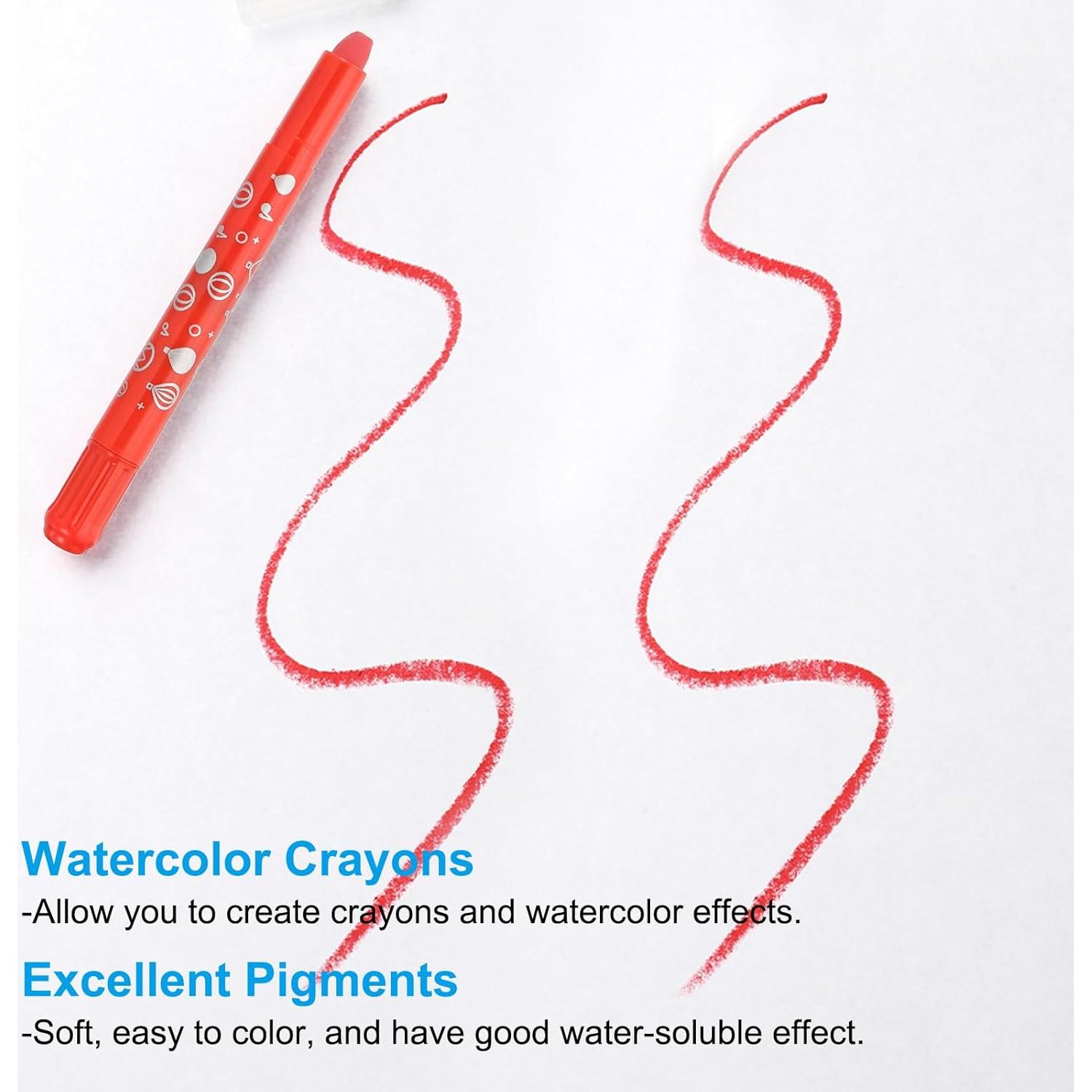 Crayones Acuarelables PATIKIL 6Pcs Verde Esmeralda