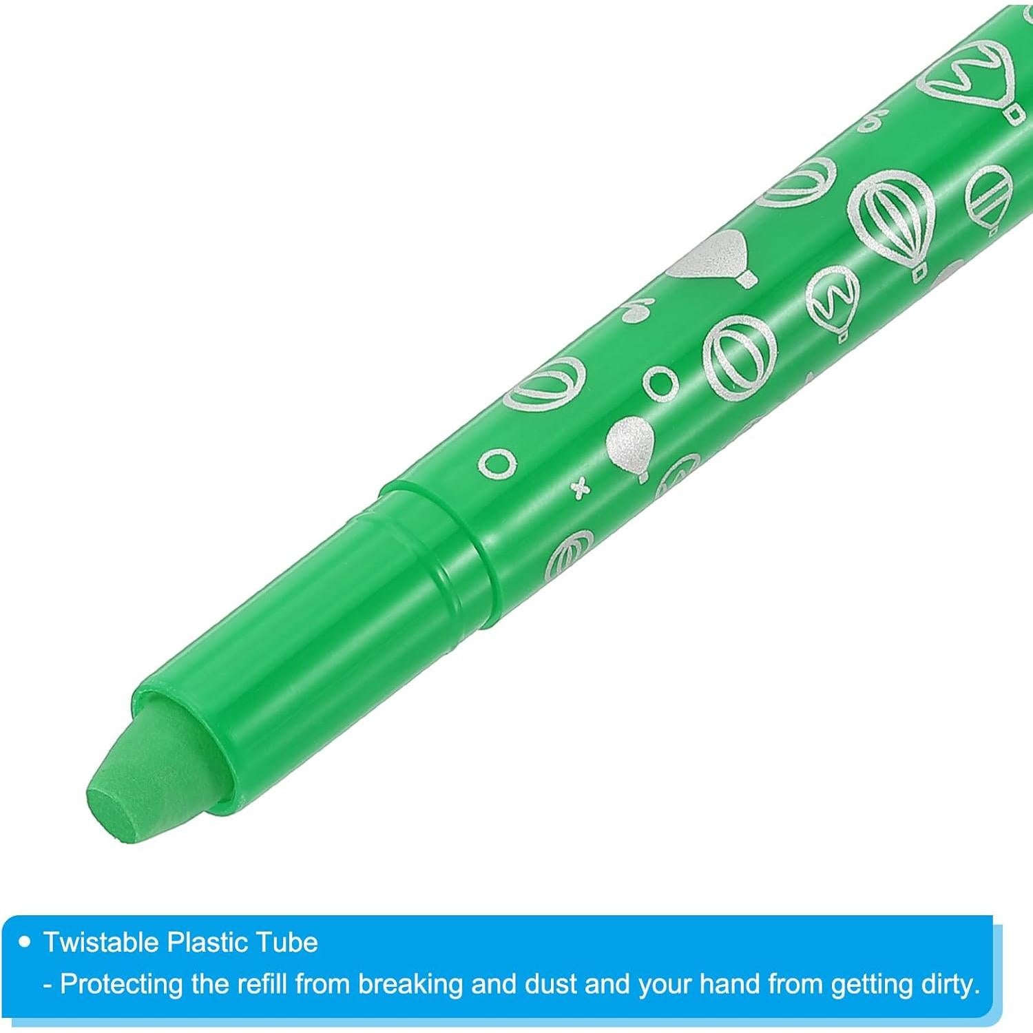 Crayones Acuarelables PATIKIL 6Pcs Verde Esmeralda