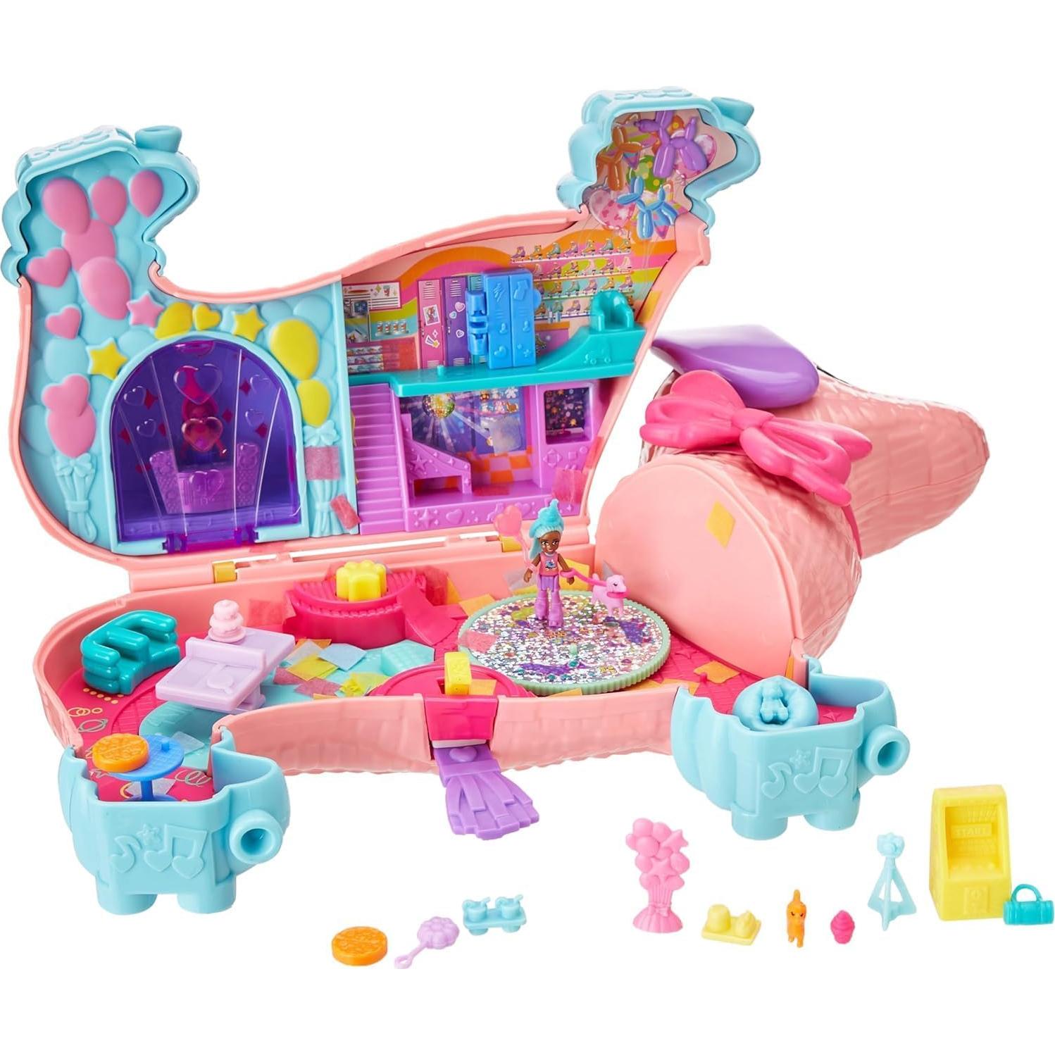 Polly Pocket Fiesta de Cachorros - Juguete 4 Años - HYD98