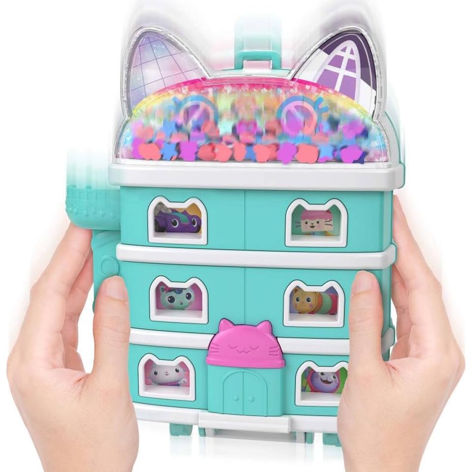 Compacto Polly Pocket x Gabby's Dollhouse con 9 Accesorios