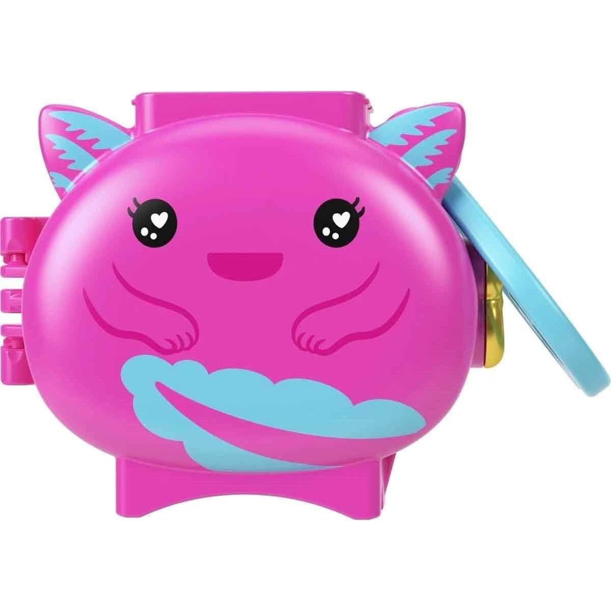 Juego compacto Polly Pocket ajolote para niñas 4 años en adelante