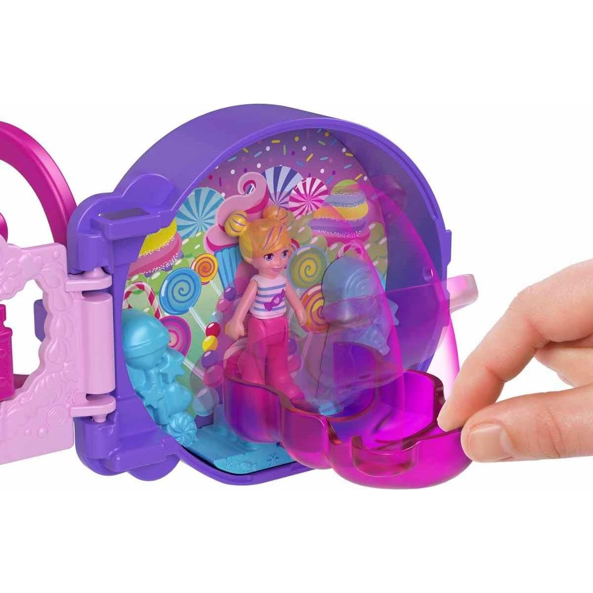 Polly Pocket Diversión de Viaje Mini Juego HRD73 - Púrpura