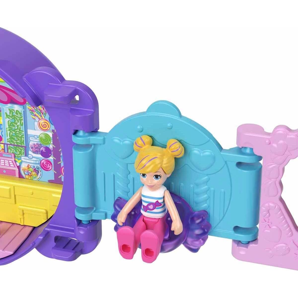 Polly Pocket Diversión de Viaje Mini Juego HRD73 - Púrpura
