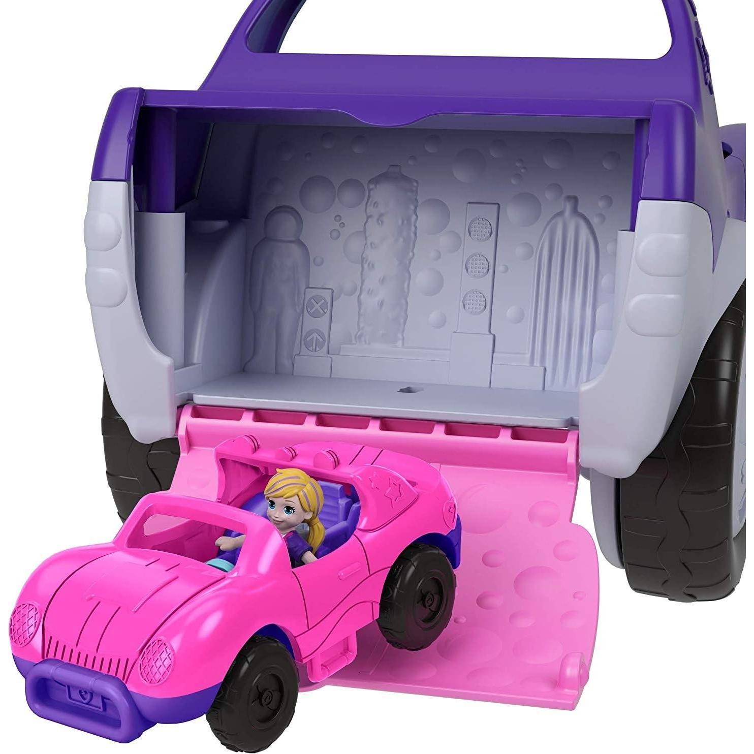 Vehículo S.U.V. Polly Pocket Mattel con Muñeca y Accesorios