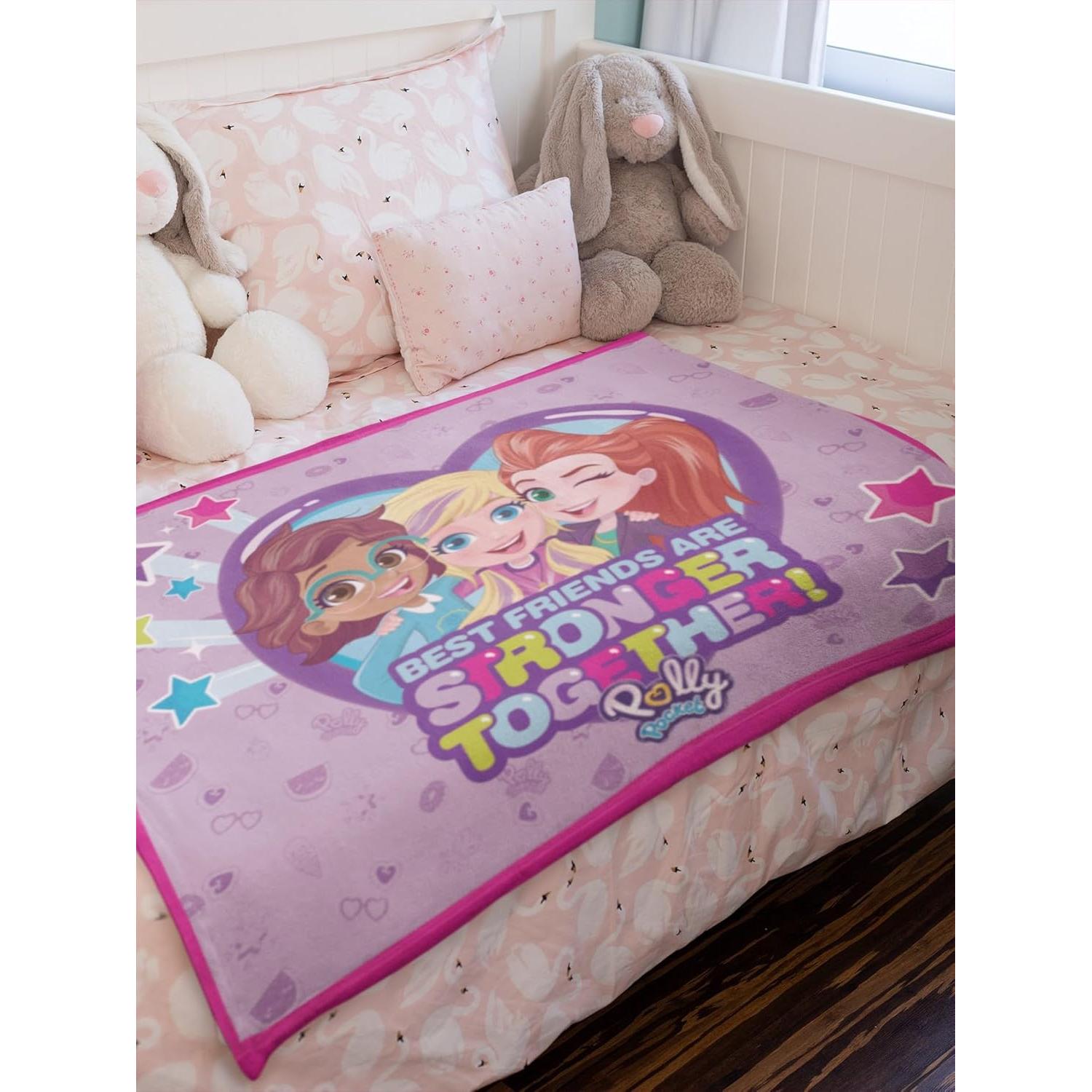 Manta de Felpa Polly Pocket Intimo 127cm x 152cm Suave