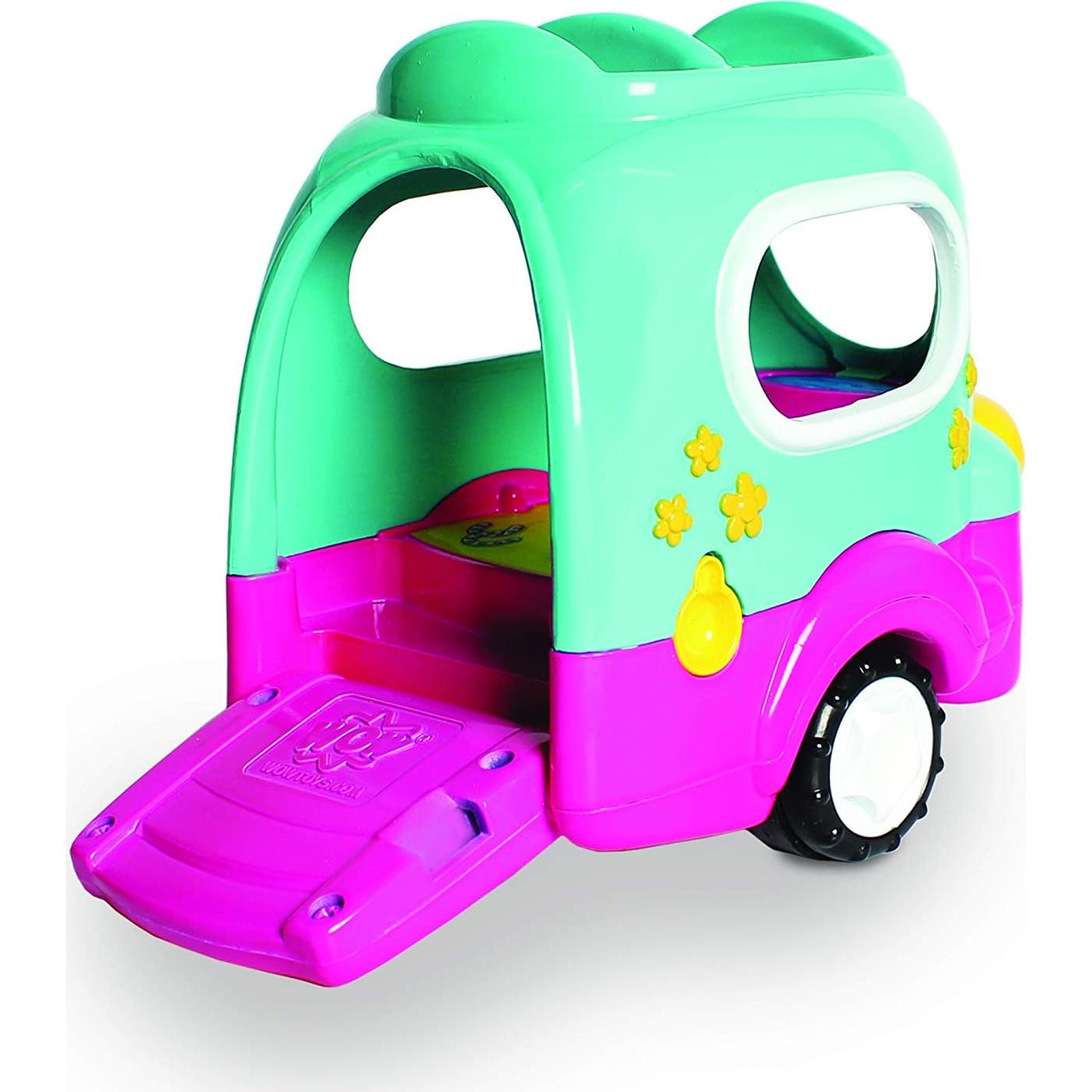 Aventura Pony Polly WOW Toys - Coche Motorizado y Remolque