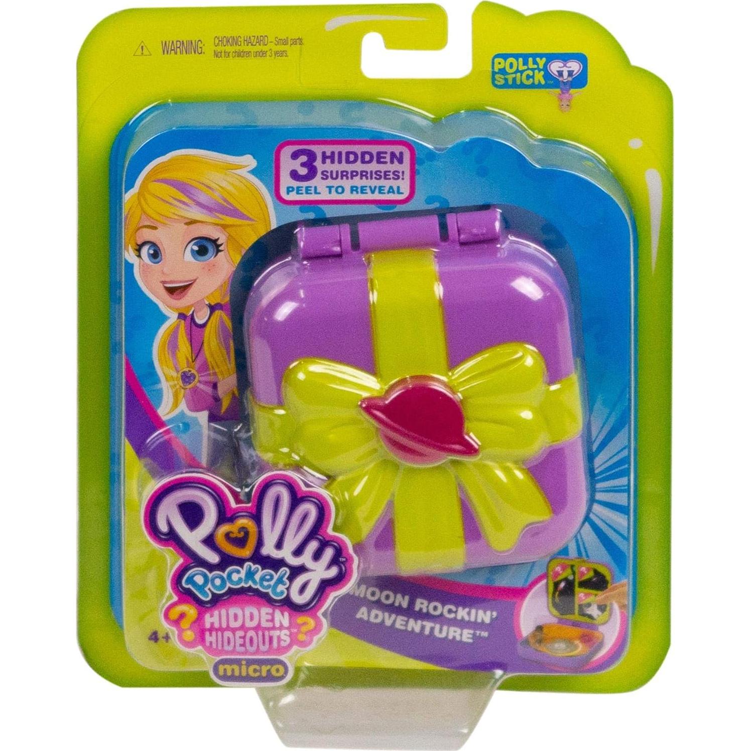 Compacto Aventura Moon Rockin' Polly Pocket con 3 Escondites