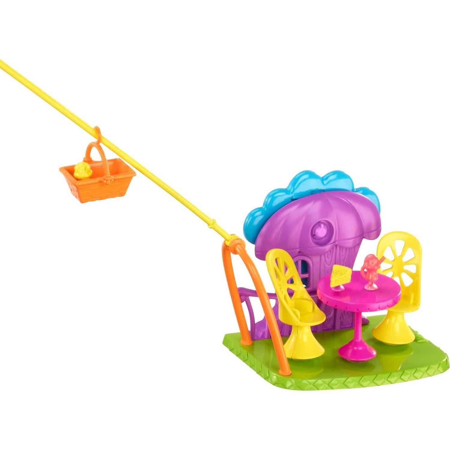 Polly Pocket Cafetería de Mascotas Mattel - Juego Pared 2 Niveles